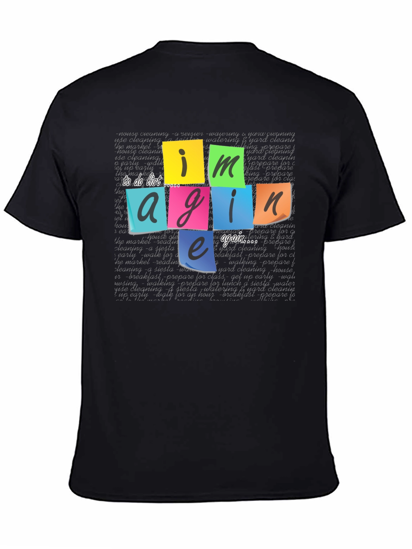 Imagine Again To-Do List T-Shirt