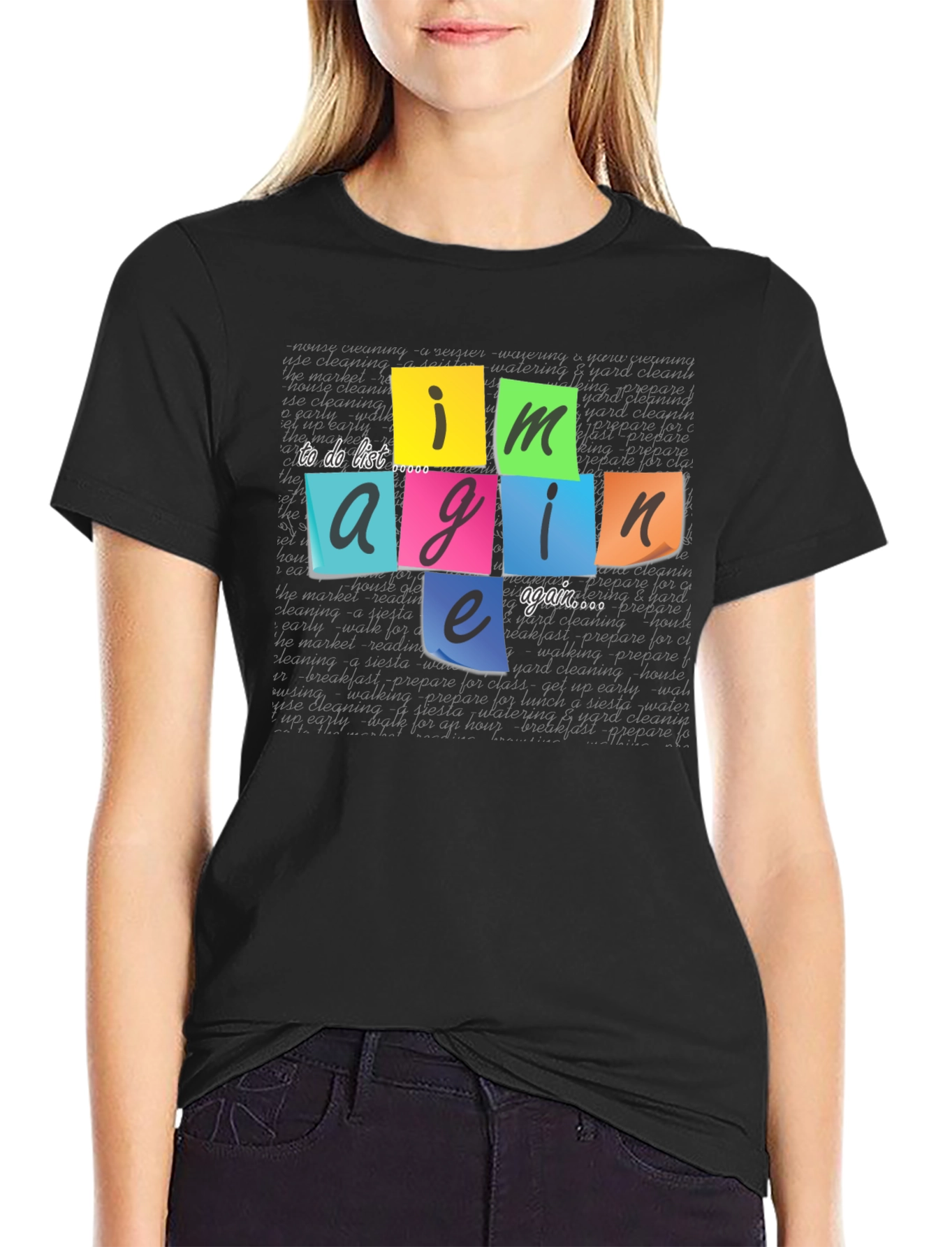 Imagine Again To-Do List T-Shirt
