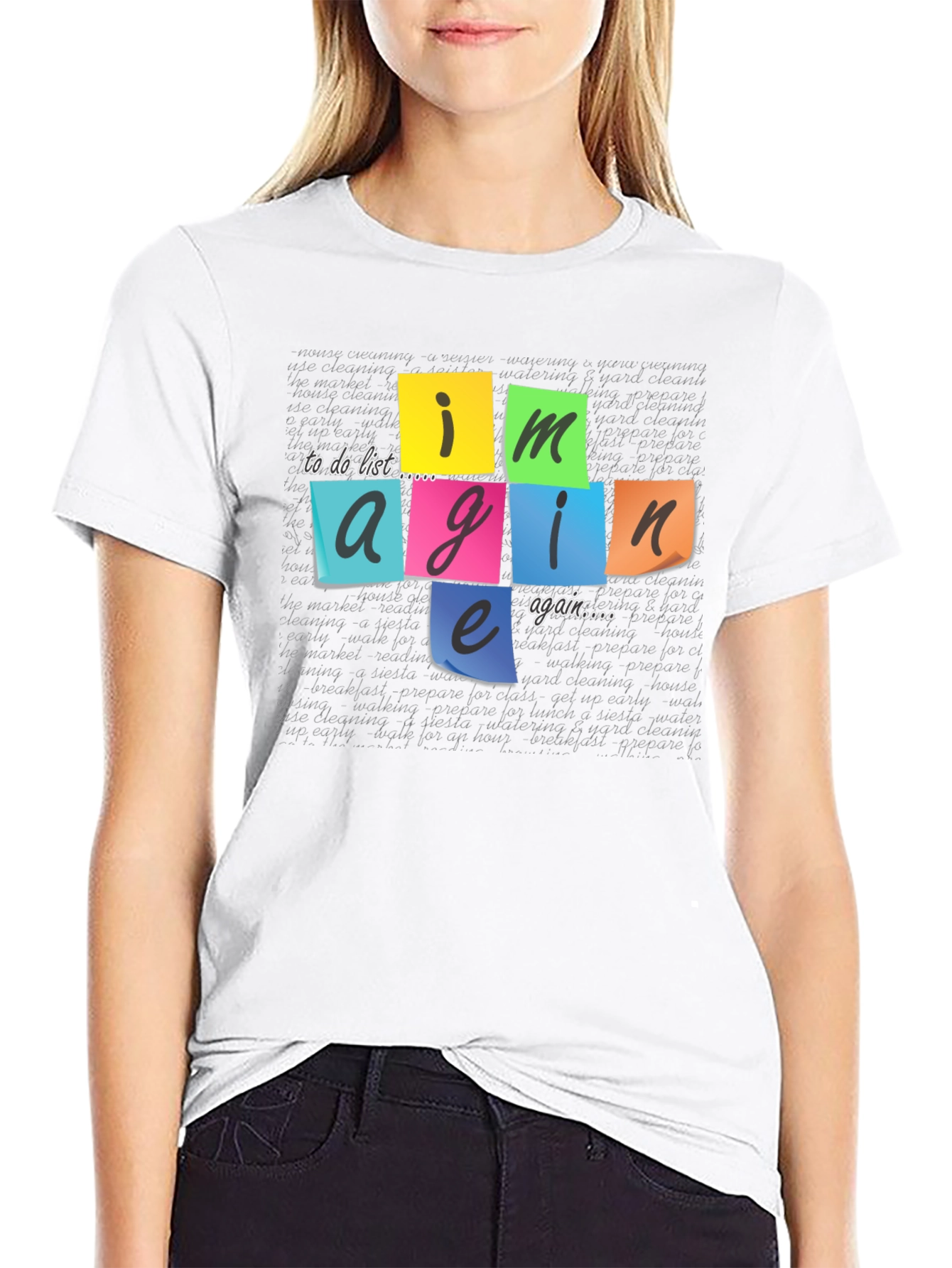 Imagine Again To-Do List T-Shirt