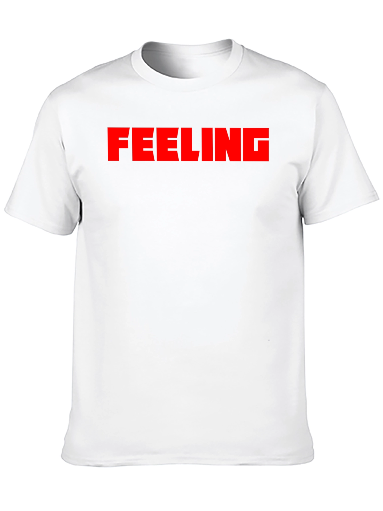 Feeling Tee - Bold Statement Black T-Shirt
