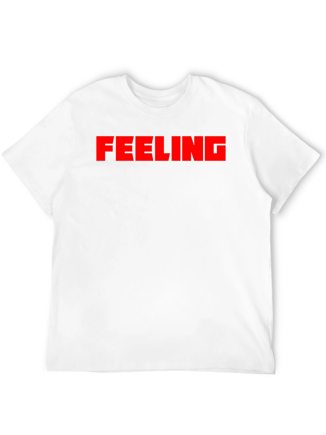 Feeling Tee - Bold Statement Black T-Shirt
