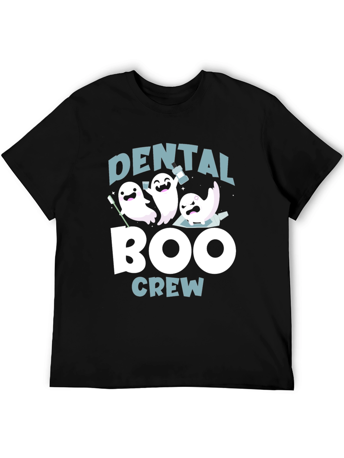 Dental Boo Crew T-Shirt Halloween Dentist Tee