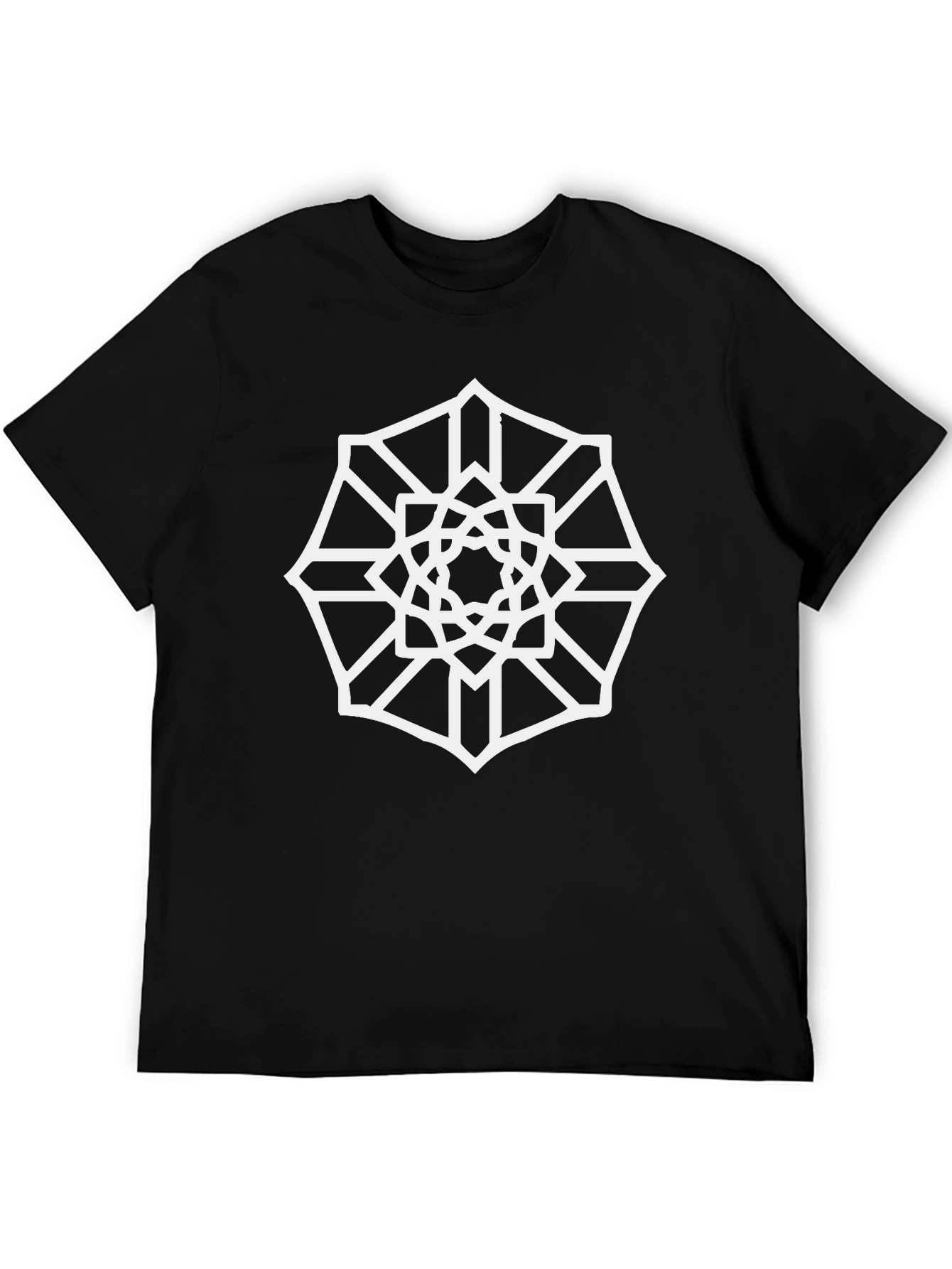 Geometric Print Tee - Modern Style