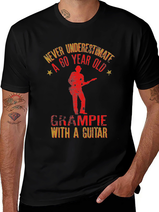 Grampie With a Guitar T-Shirt