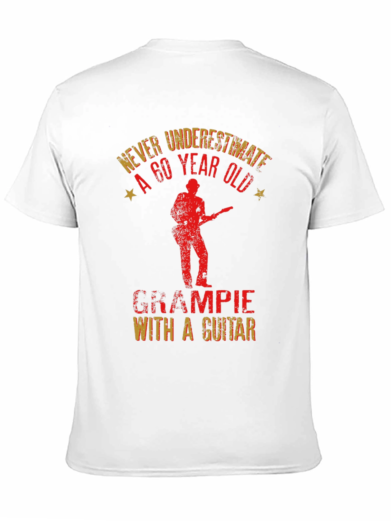 Grampie With a Guitar T-Shirt