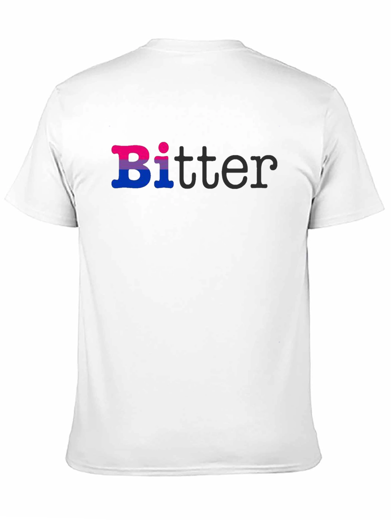 Bi-tter Funny Bisexual Pride T-Shirt LGBTQ Graphic Tee
