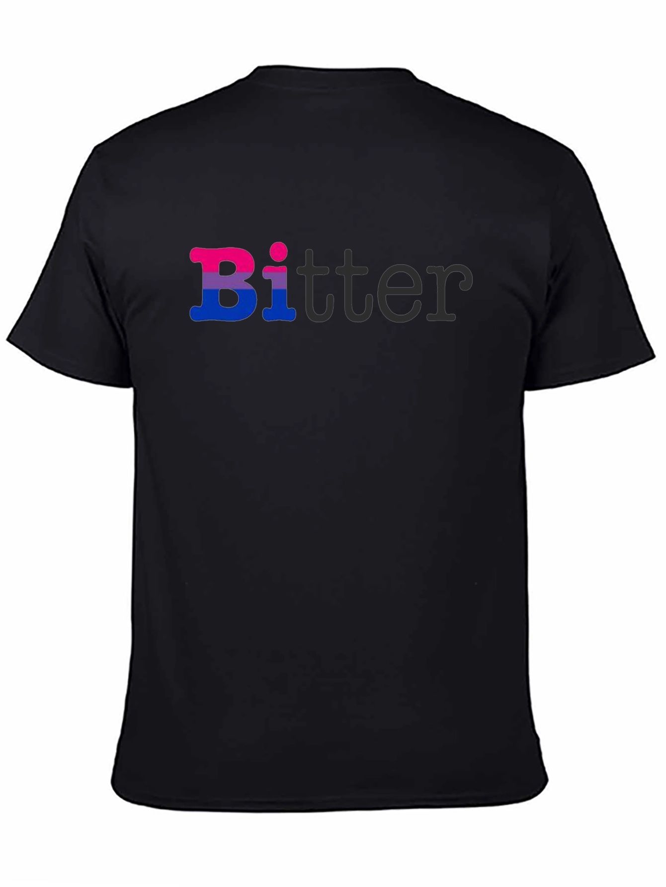 Bi-tter Funny Bisexual Pride T-Shirt LGBTQ Graphic Tee