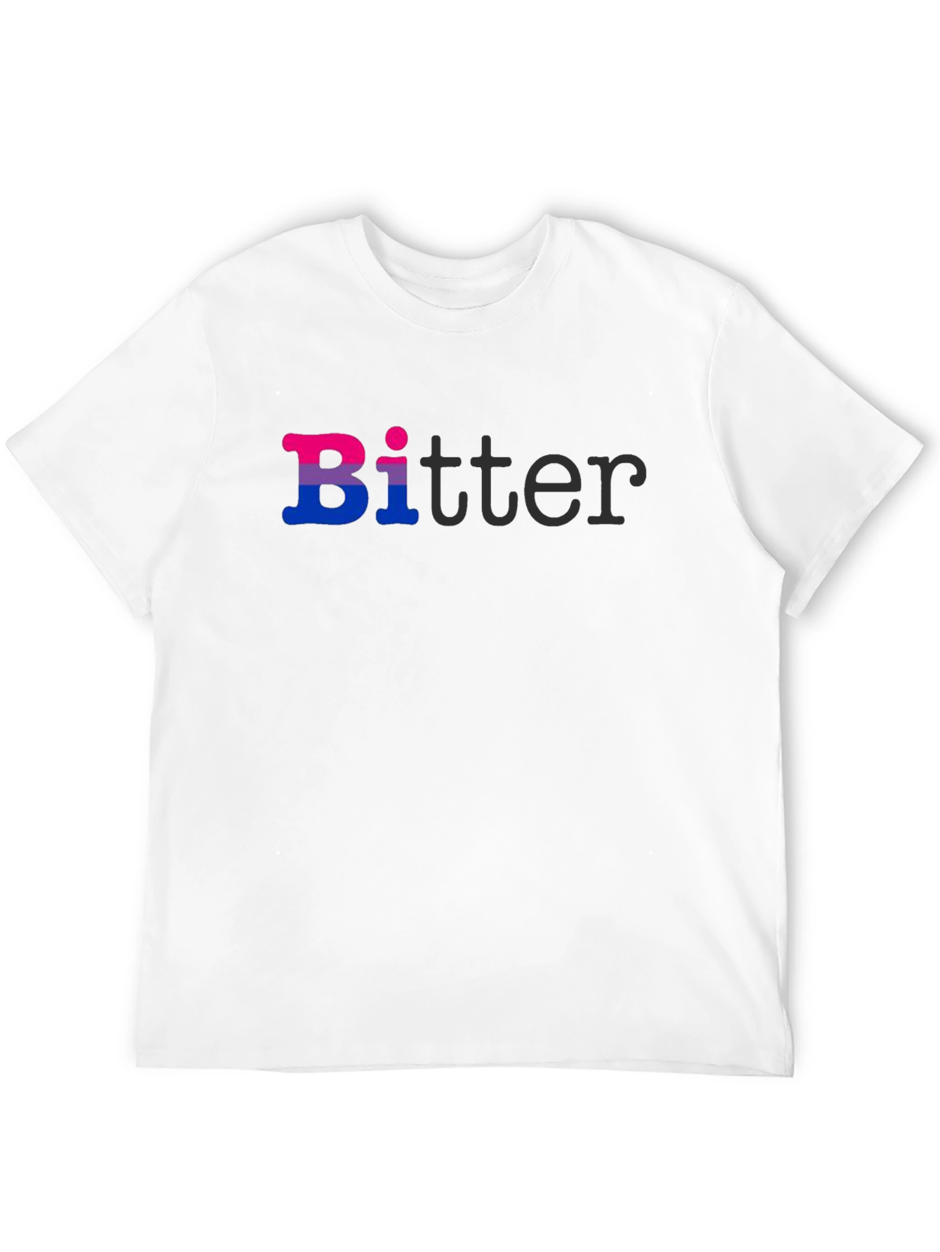 Bi-tter Funny Bisexual Pride T-Shirt LGBTQ Graphic Tee