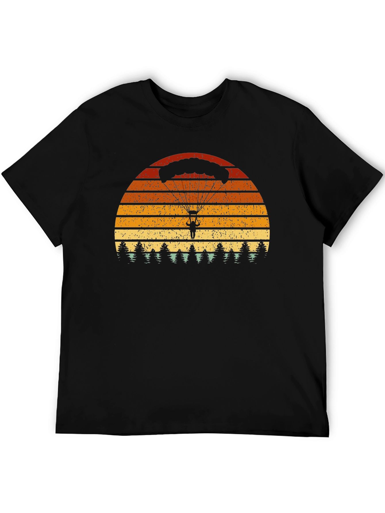 Parachute Sunset T-Shirt - Retro Style