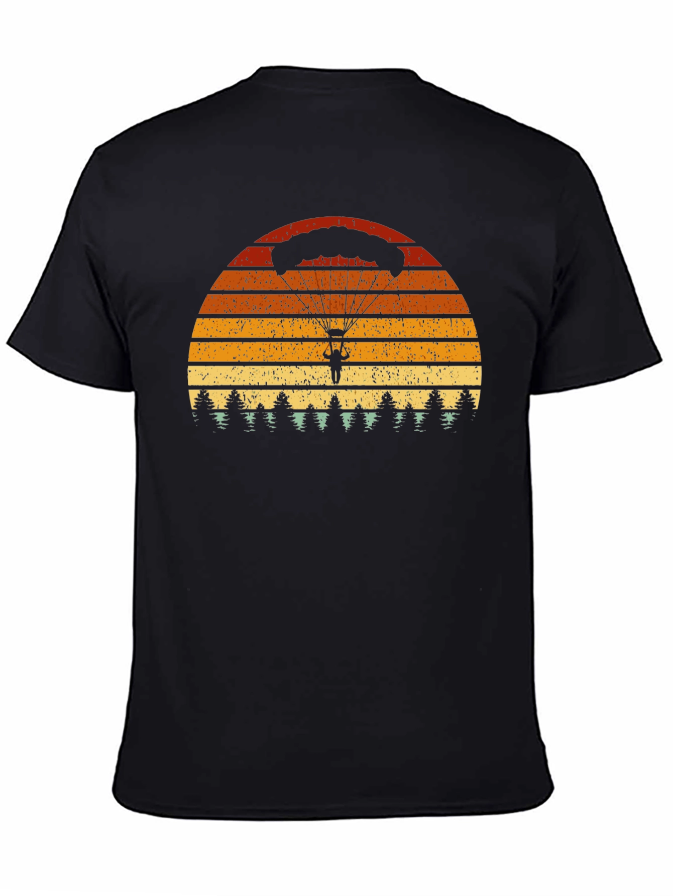 Parachute Sunset T-Shirt - Retro Style