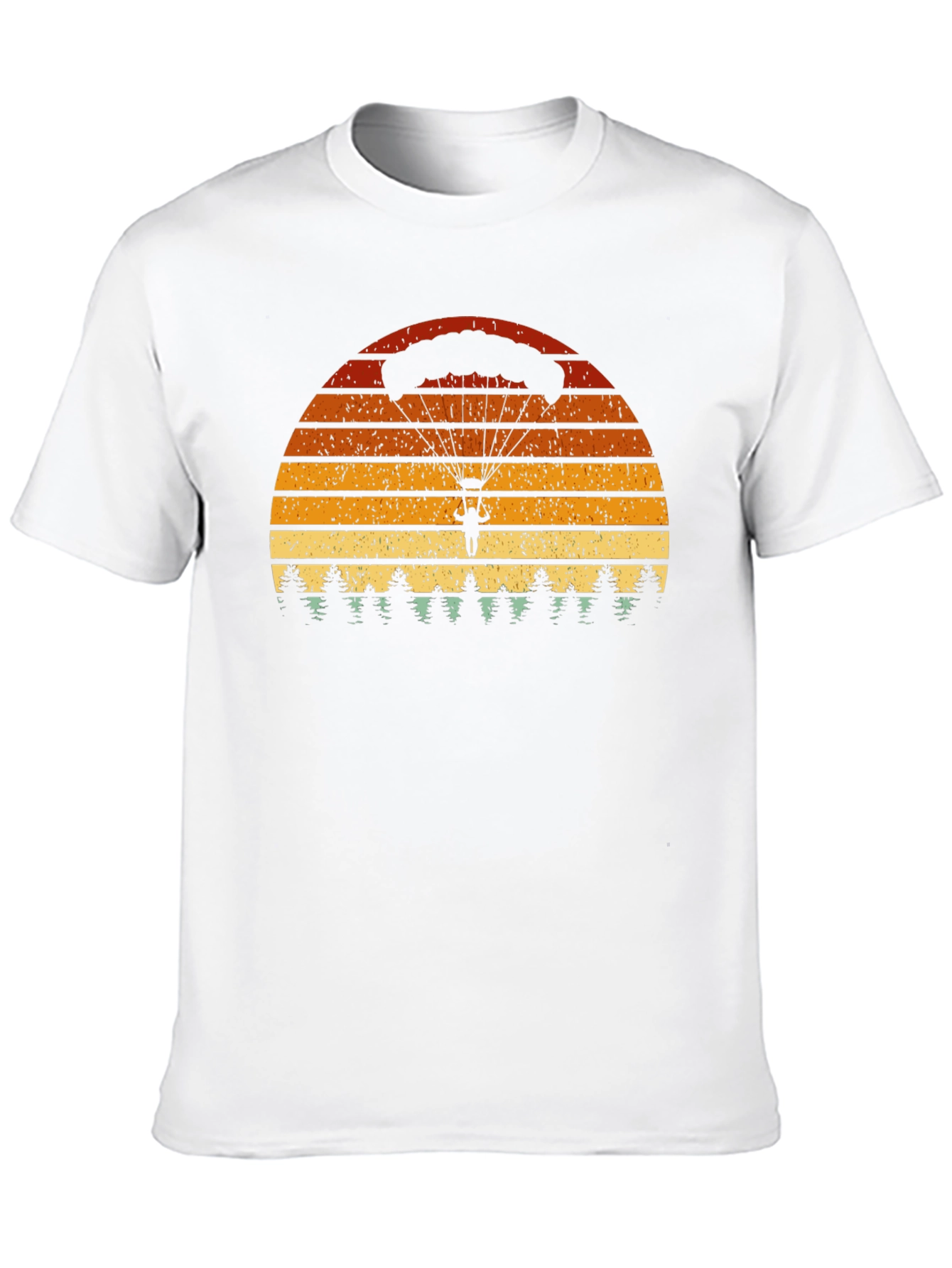Parachute Sunset T-Shirt - Retro Style