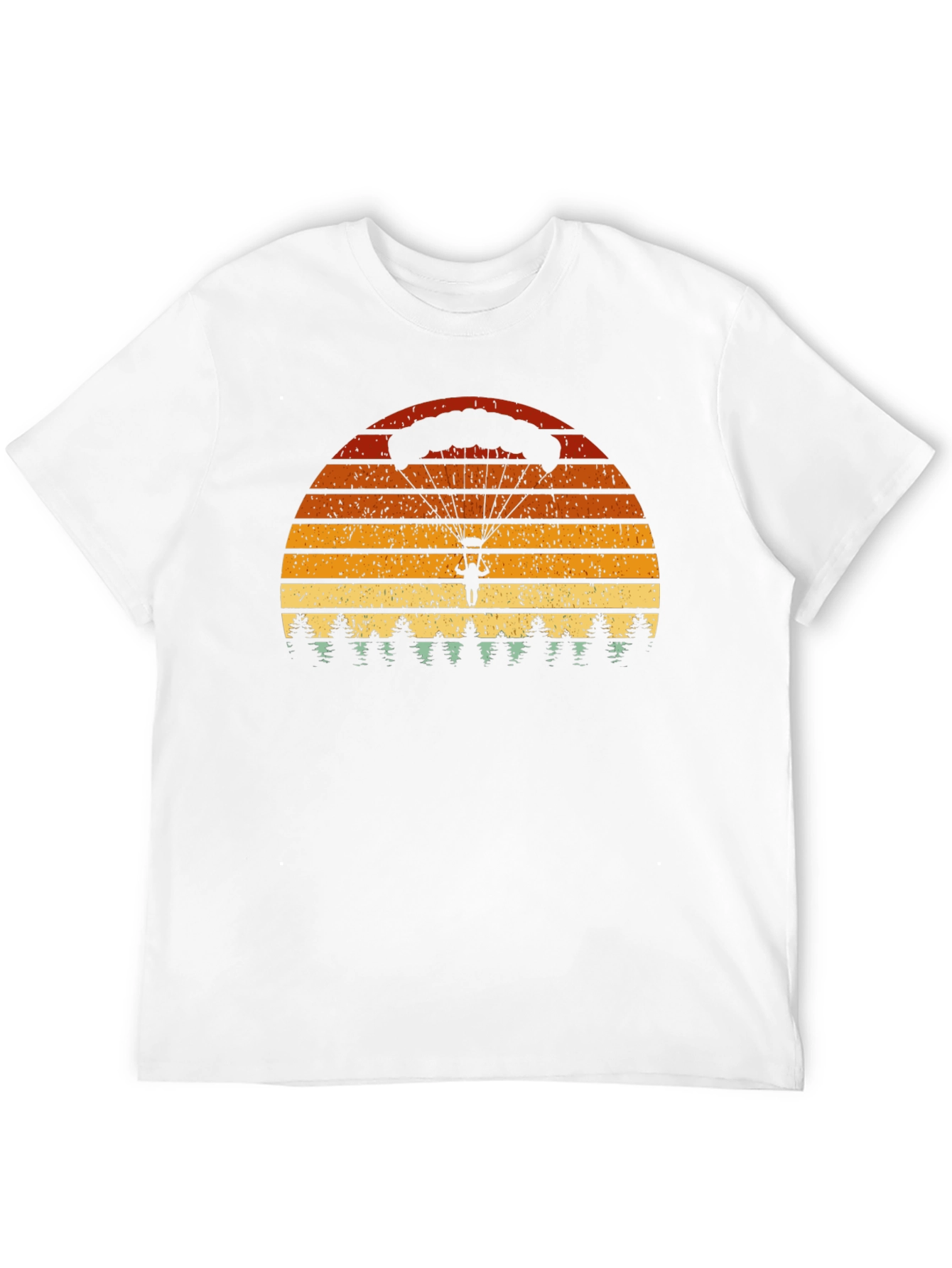 Parachute Sunset T-Shirt - Retro Style