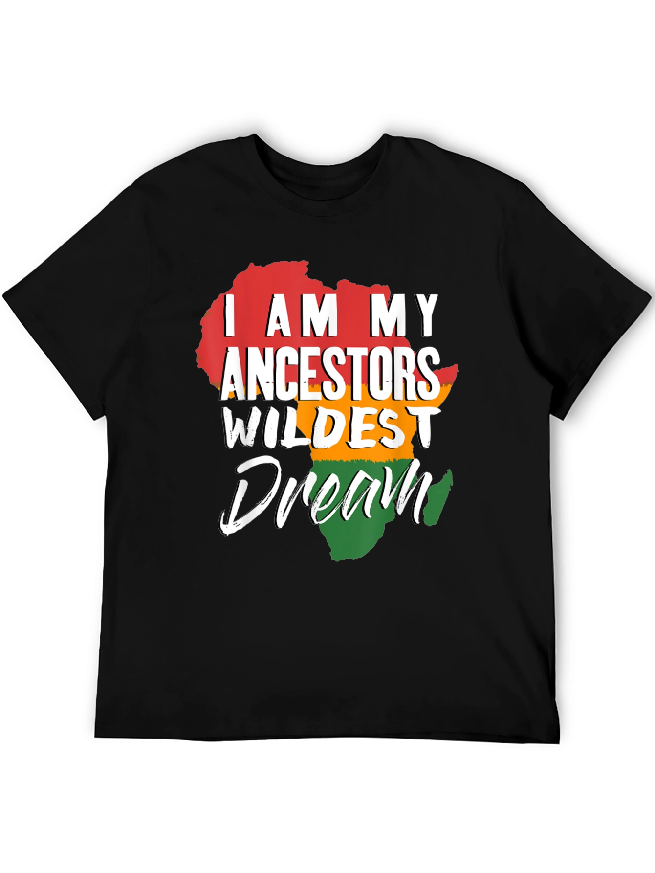 Ancestors Wildest Dream Africa Map Graphic T-Shirt