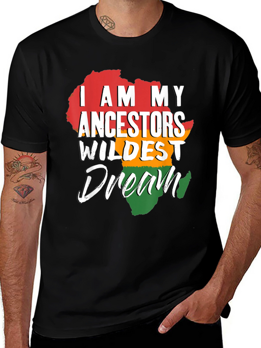 Ancestors Wildest Dream Africa Map Graphic T-Shirt