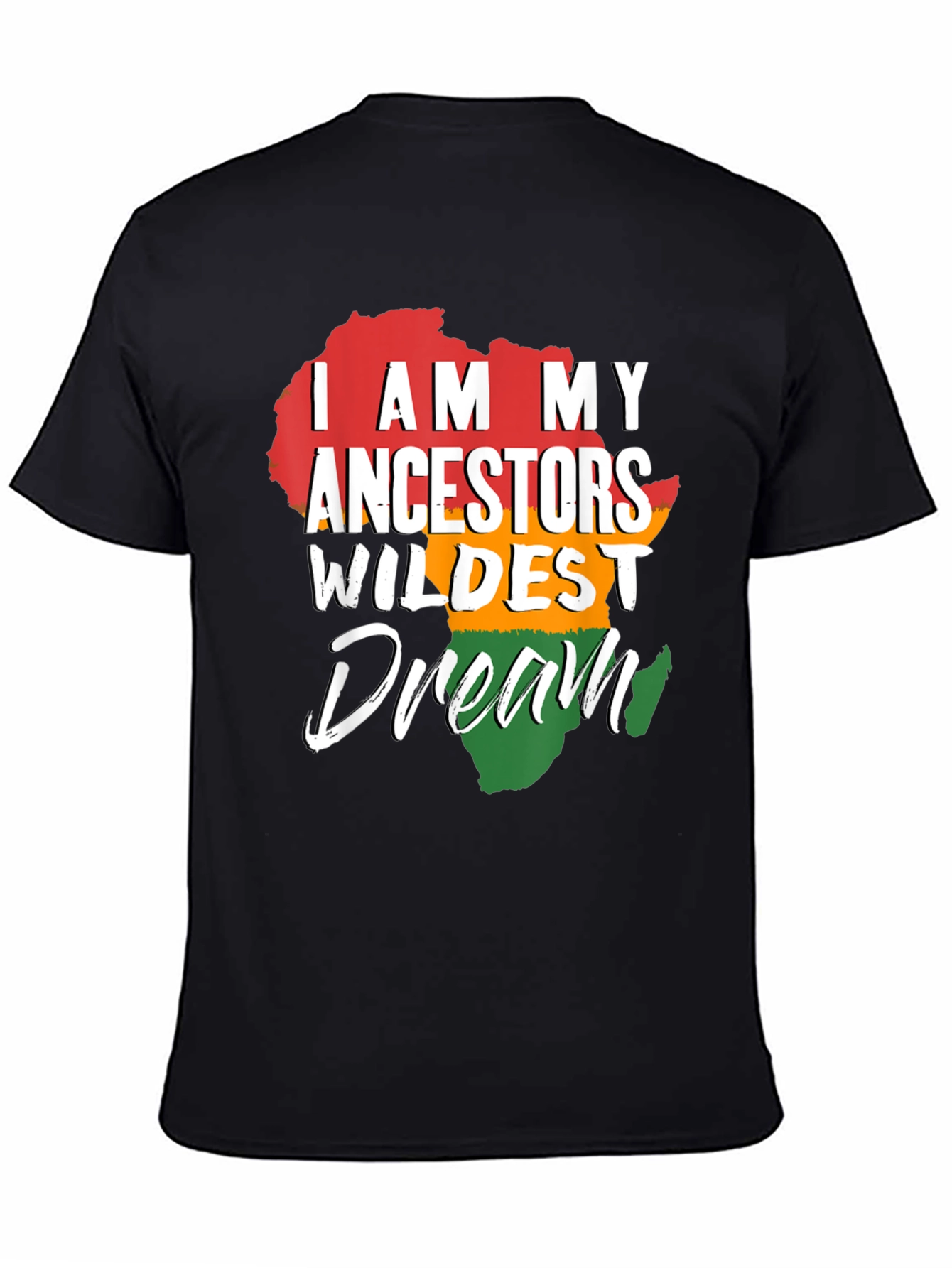 Ancestors Wildest Dream Africa Map Graphic T-Shirt