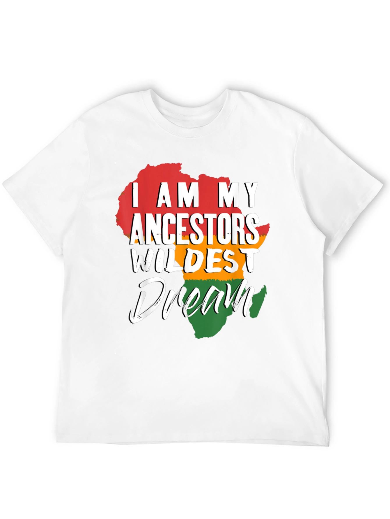 Ancestors Wildest Dream Africa Map Graphic T-Shirt