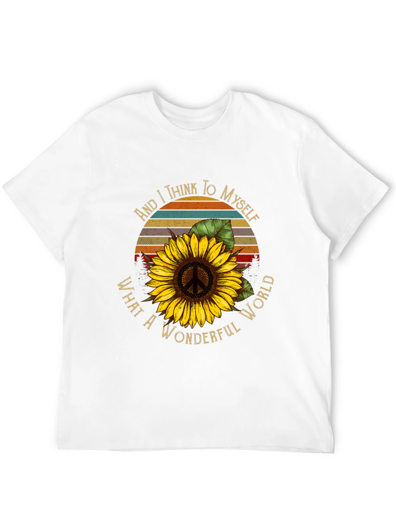 Wonderful World Sunflower Graphic Tee