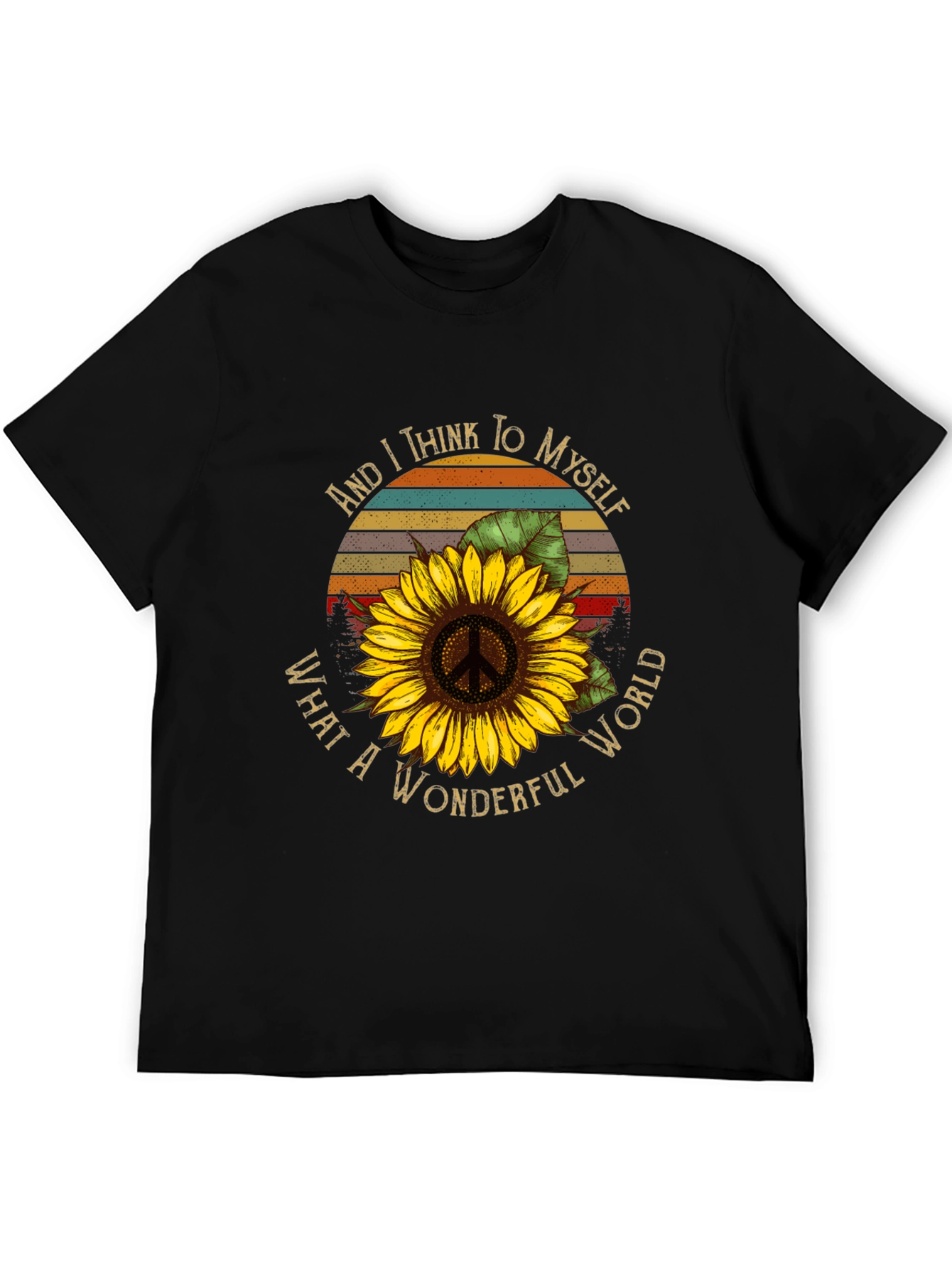 Wonderful World Sunflower Graphic Tee