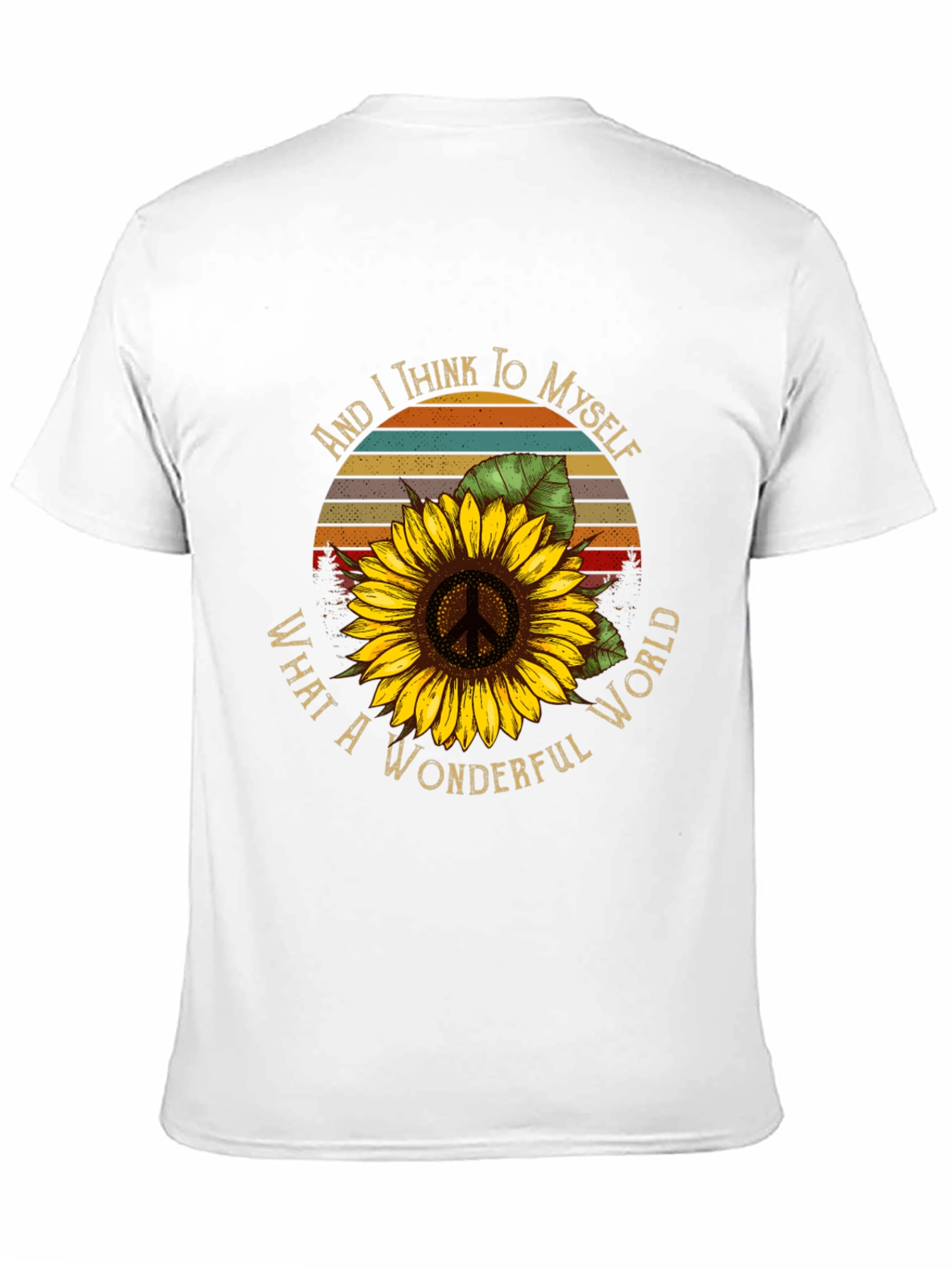 Wonderful World Sunflower Graphic Tee