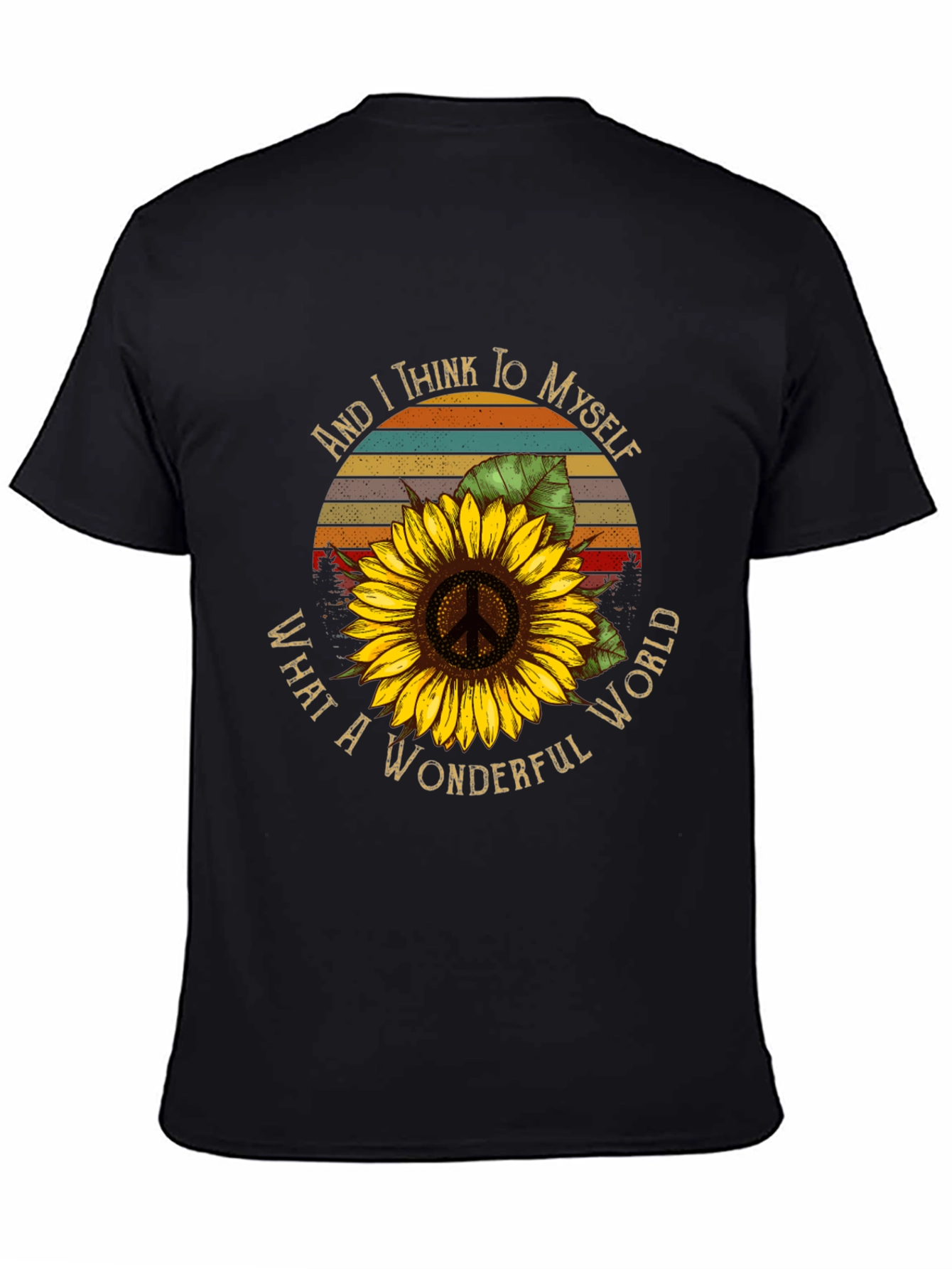 Wonderful World Sunflower Graphic Tee