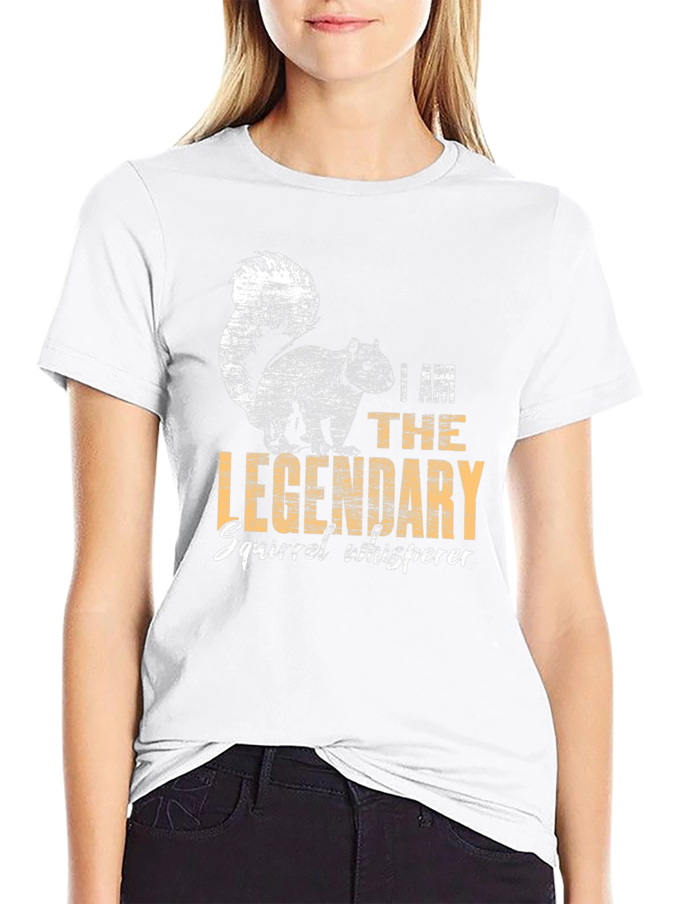 Legendary Squirrel Whisperer Black T-Shirt