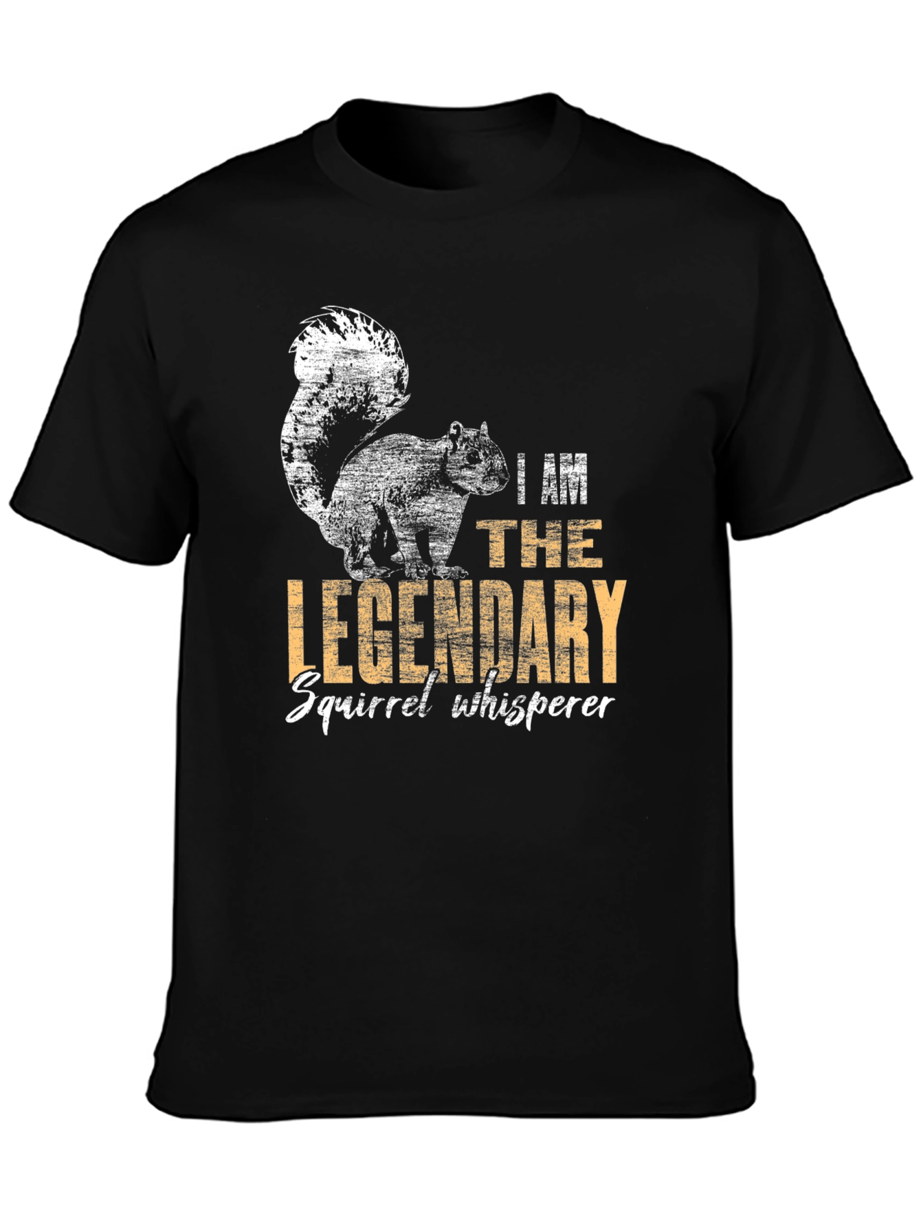 Legendary Squirrel Whisperer Black T-Shirt