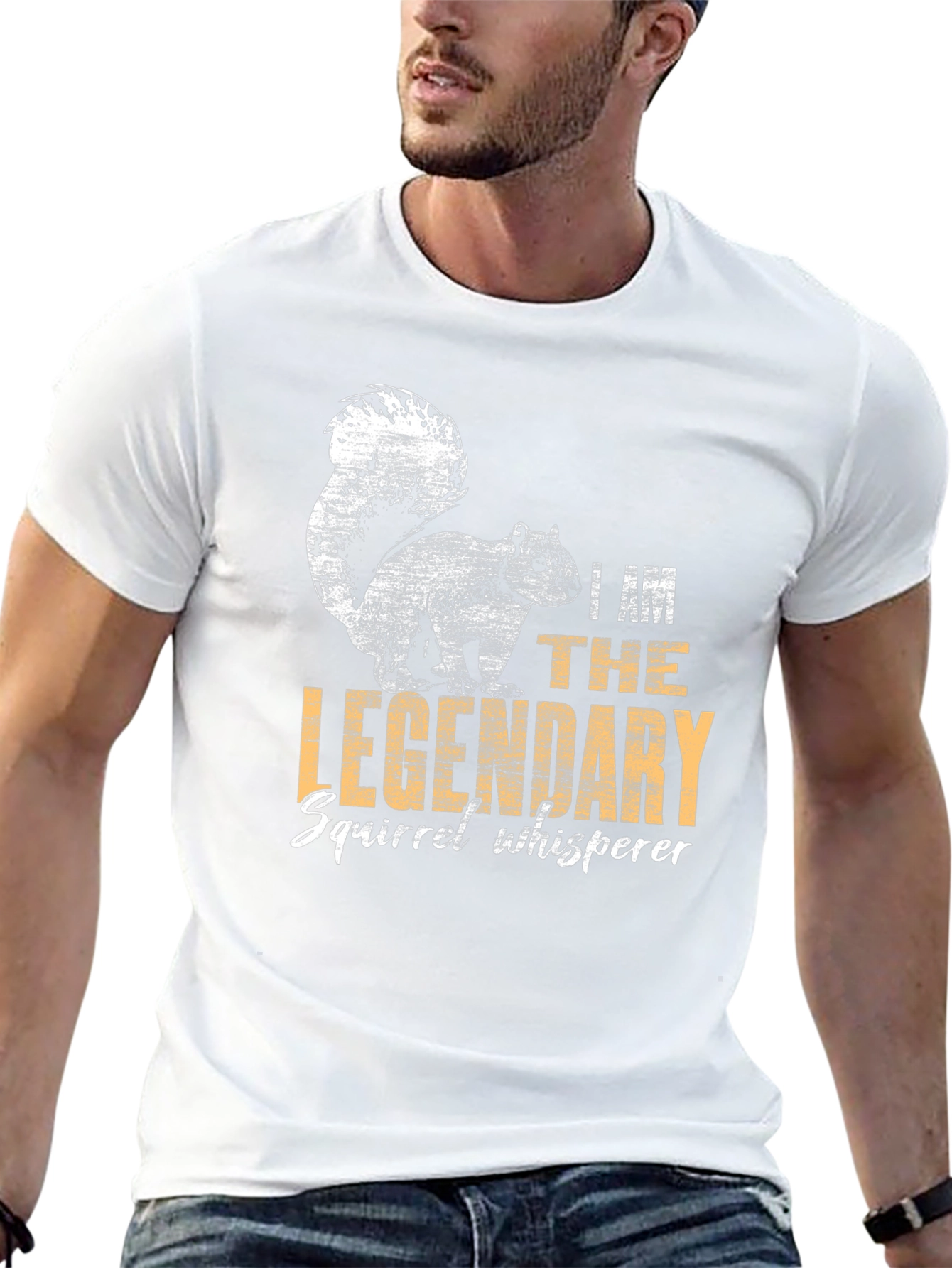 Legendary Squirrel Whisperer Black T-Shirt