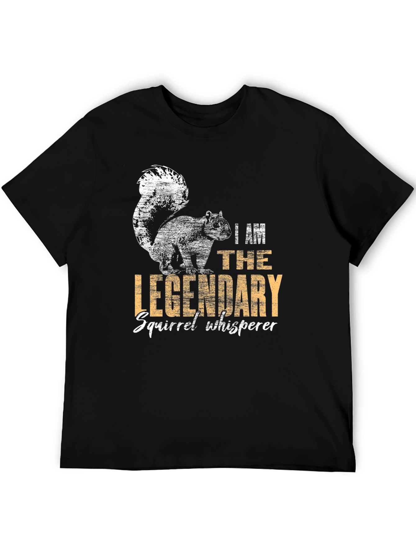 Legendary Squirrel Whisperer Black T-Shirt