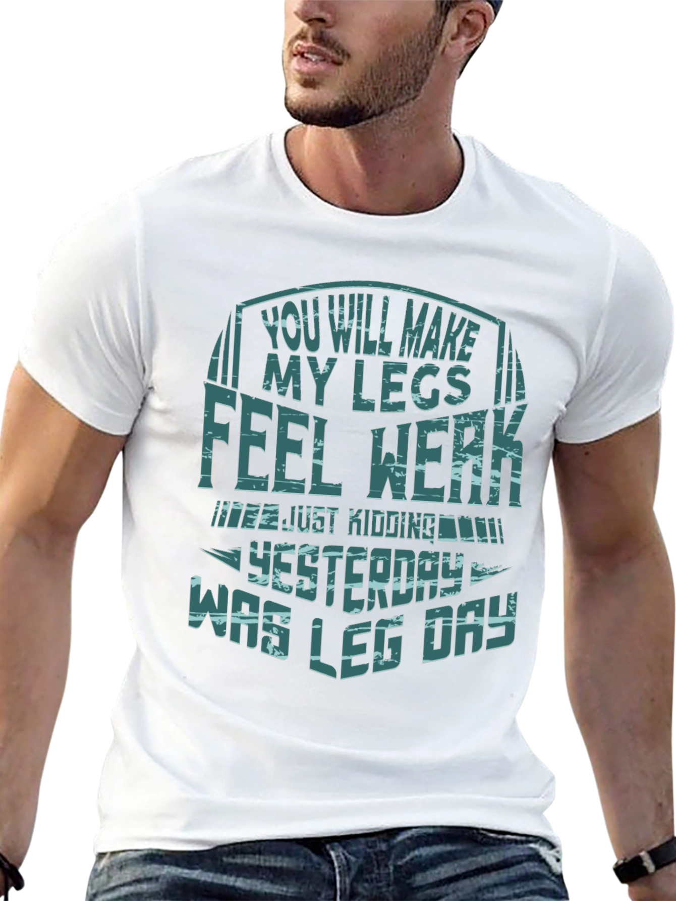 Funny Leg Day T-Shirt - Gym Workout Apparel