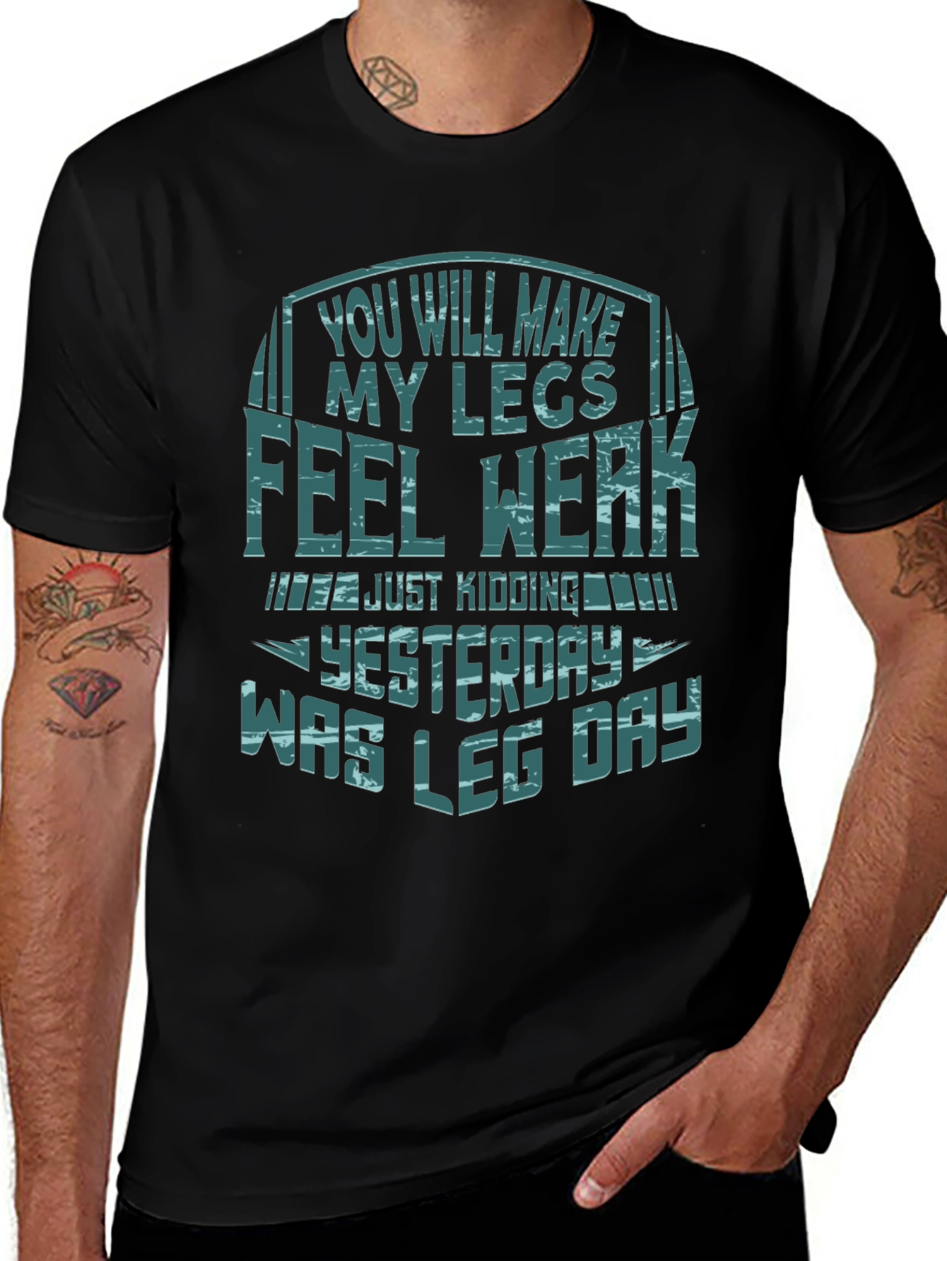 Funny Leg Day T-Shirt - Gym Workout Apparel