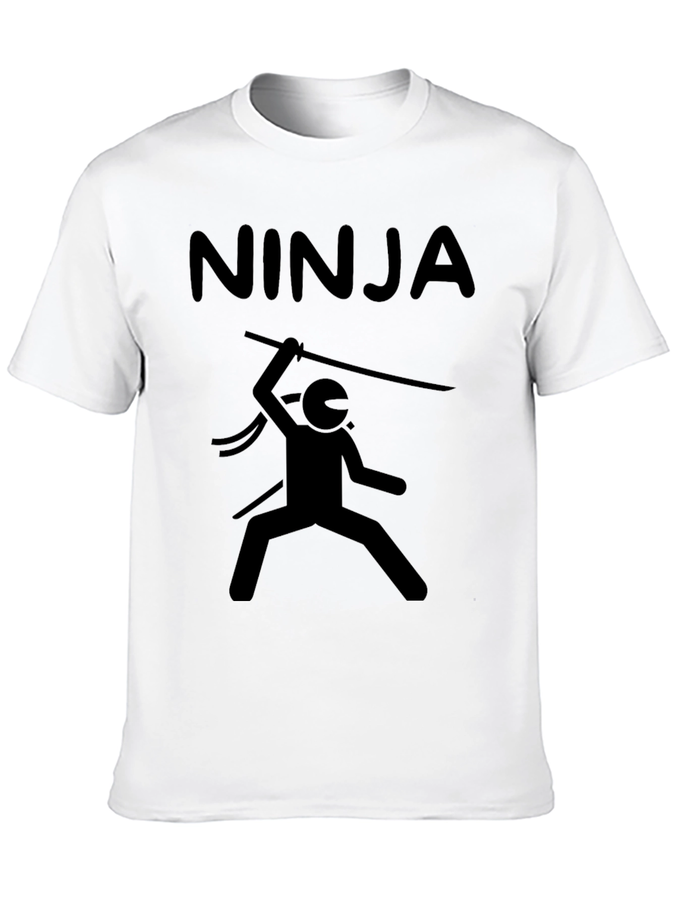 Ninja Warrior Graphic T-Shirt - Mens Black Tee