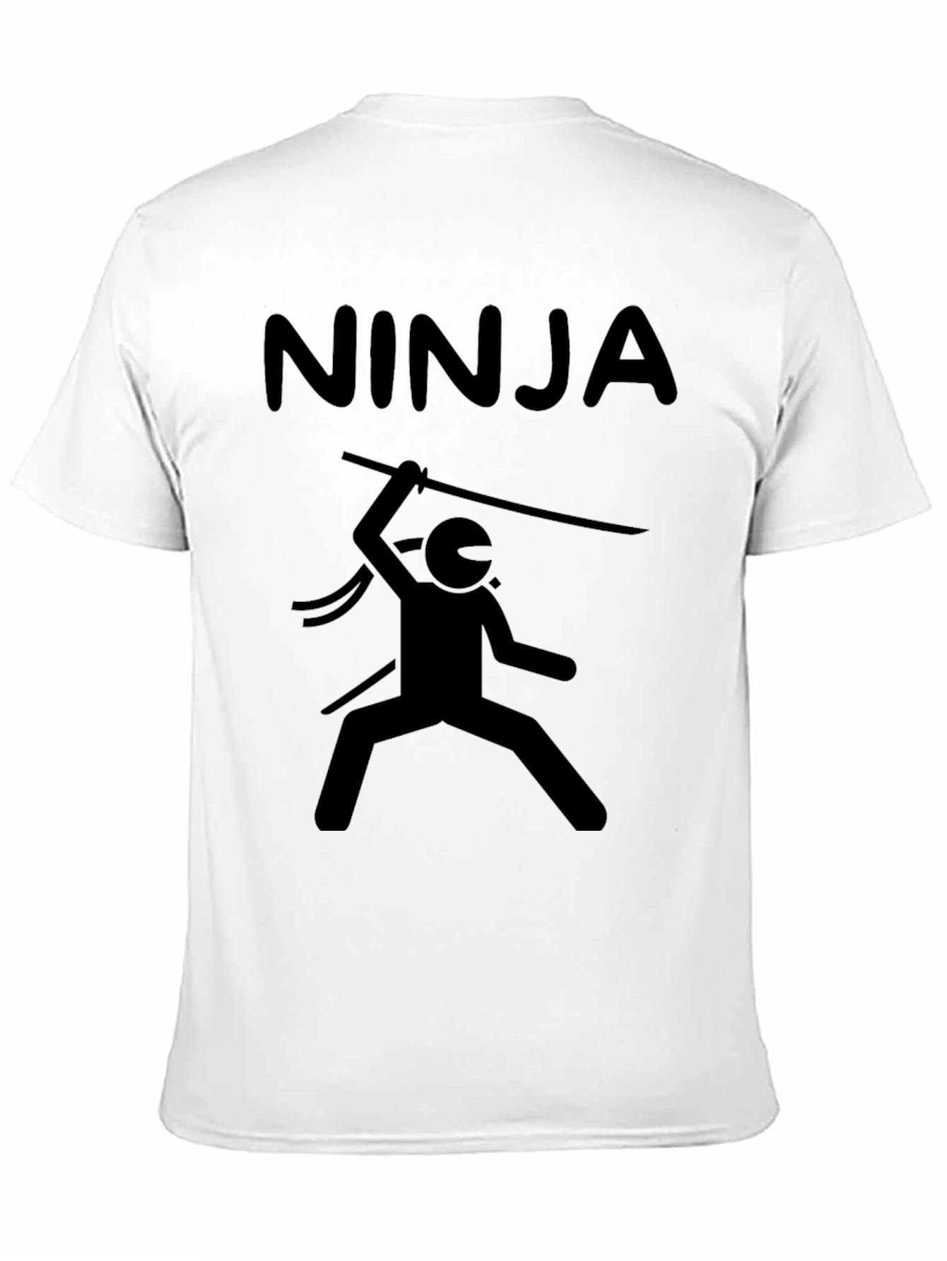 Ninja Warrior Graphic T-Shirt - Mens Black Tee