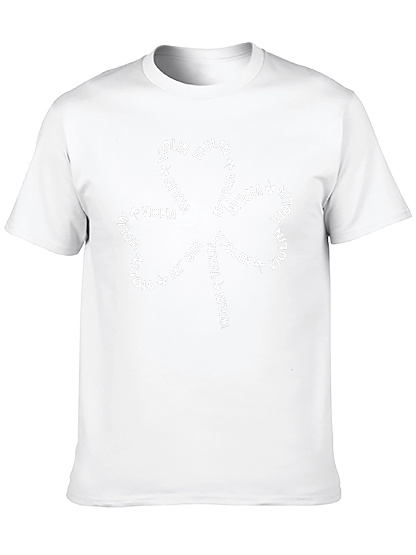 Violin Shamrock Graphic Tee - Luck of the Irish