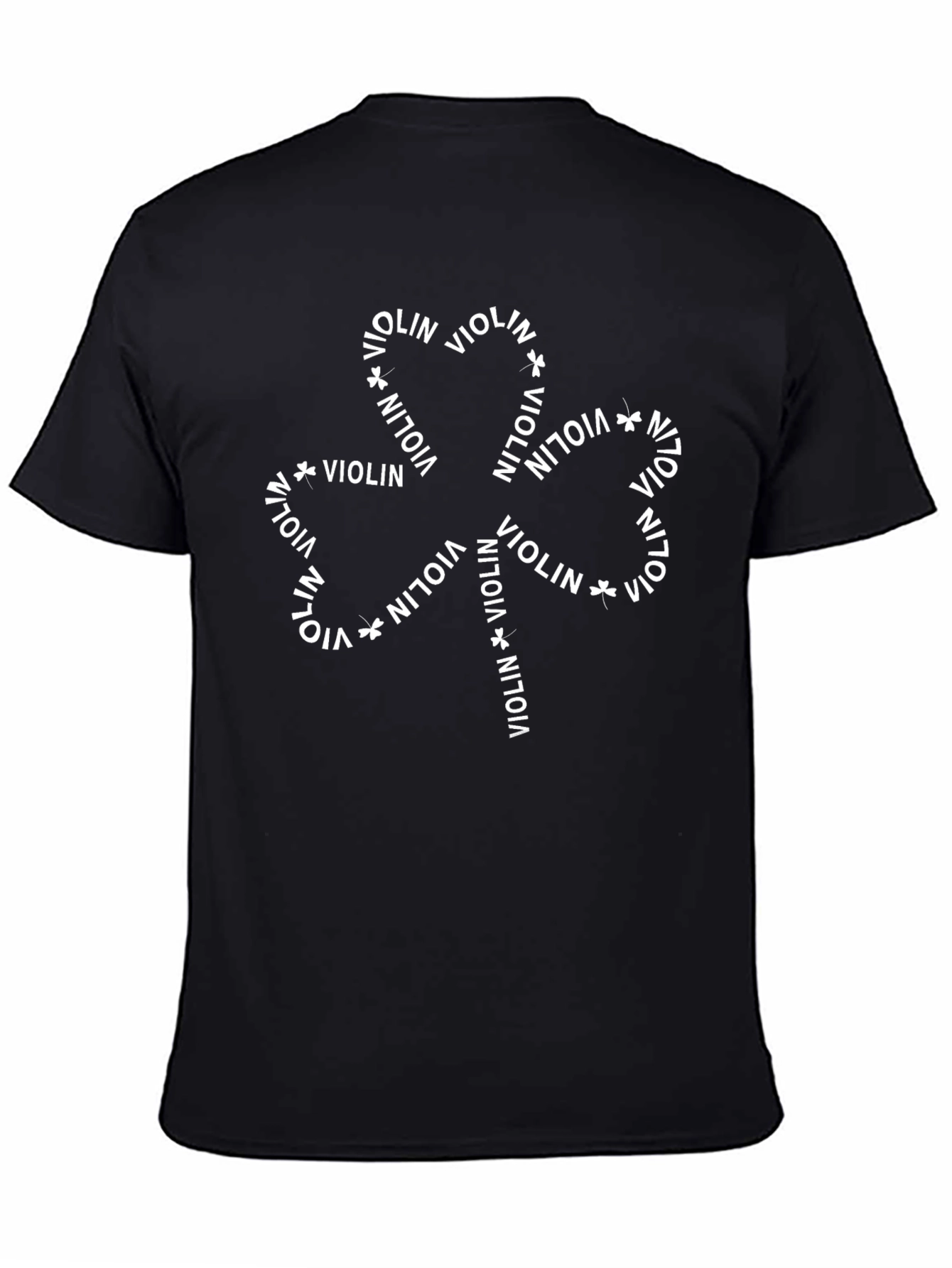 Violin Shamrock Graphic Tee - Luck of the Irish