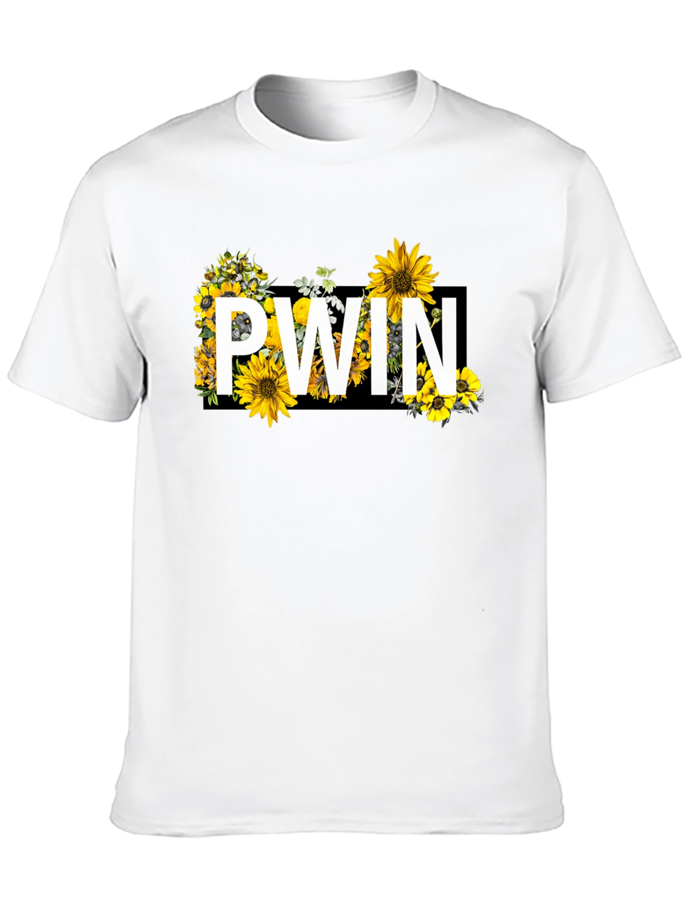 PWN Floral Graphic Black T-Shirt