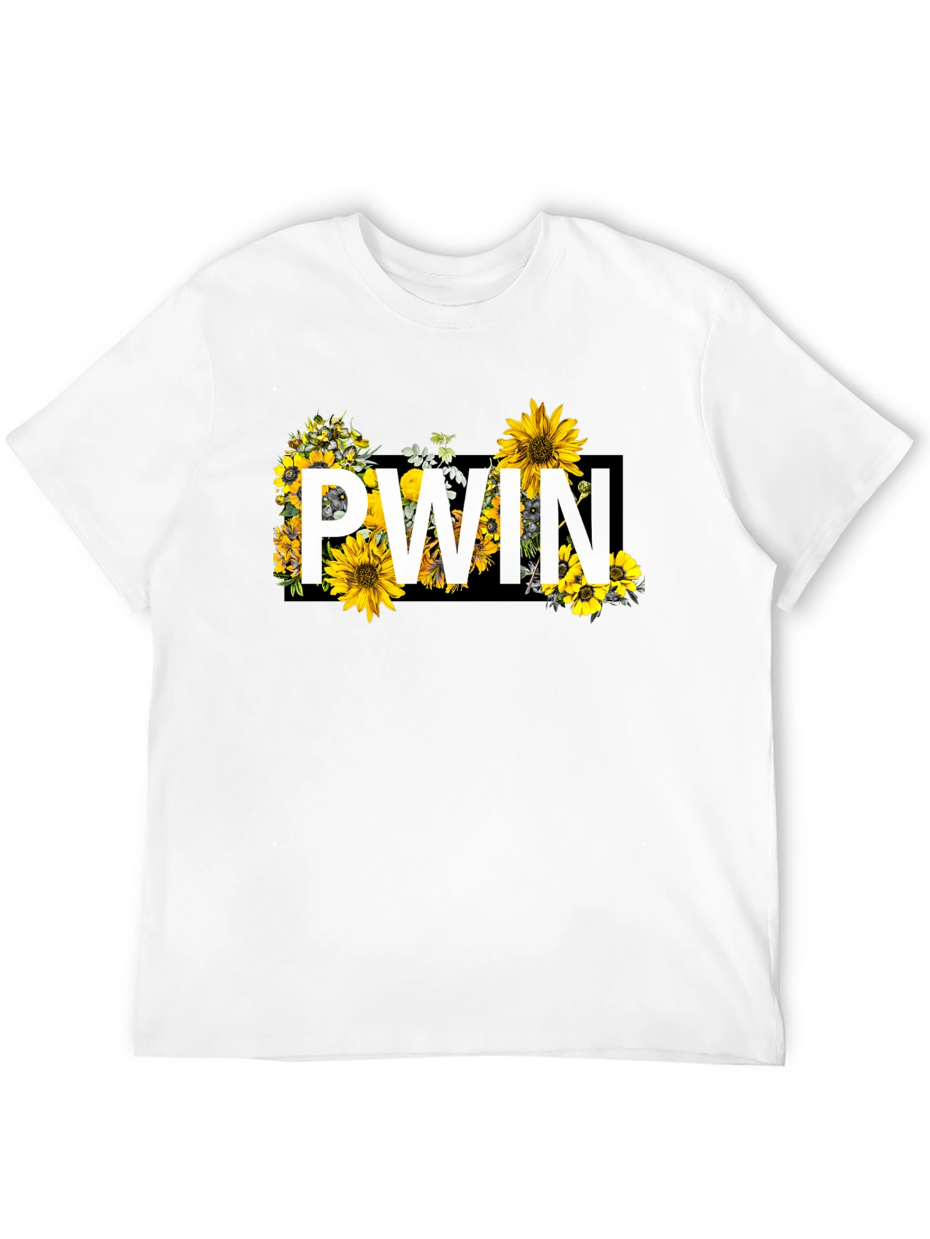 PWN Floral Graphic Black T-Shirt