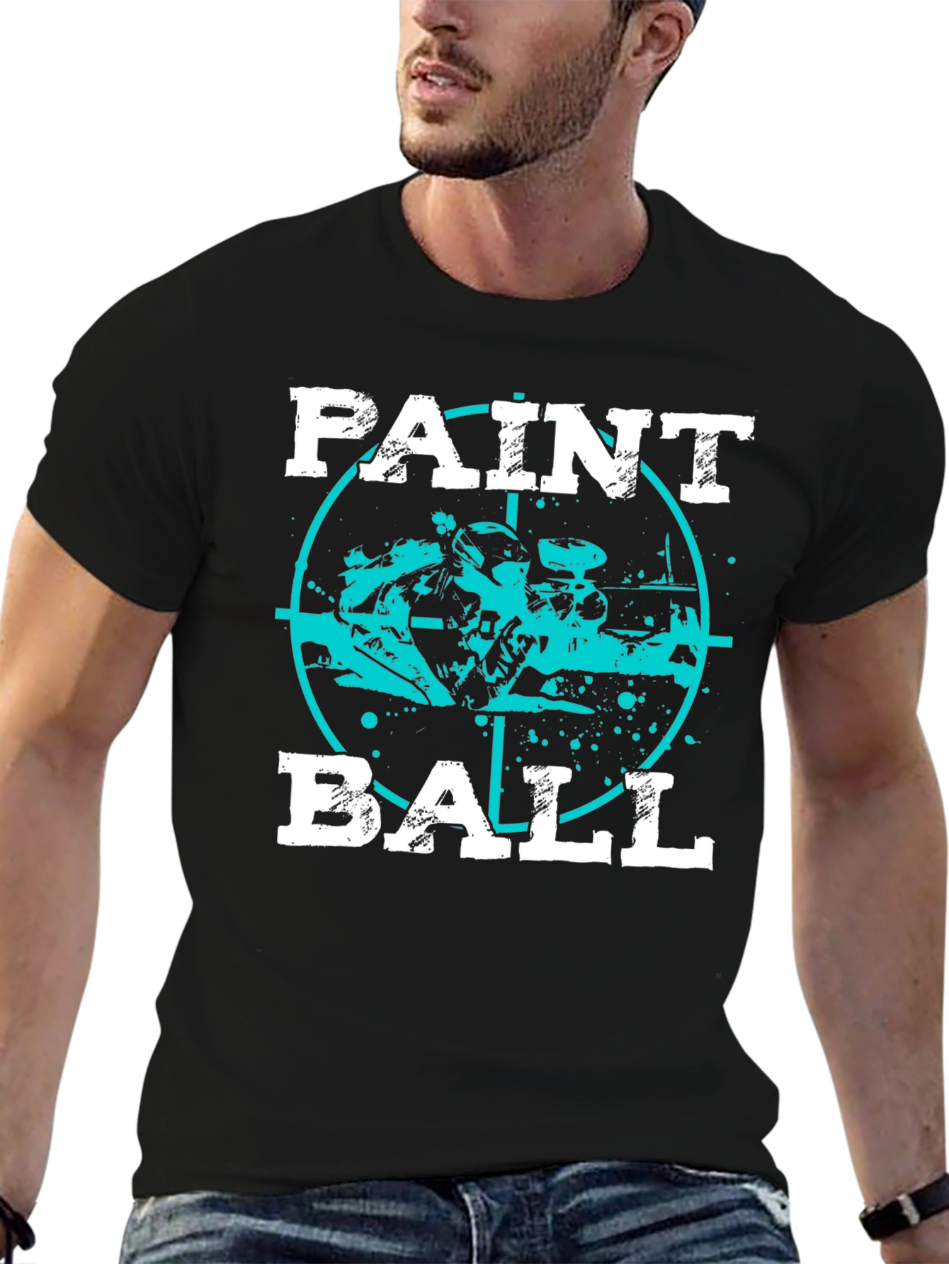 Paintball Target Graphic T-Shirt