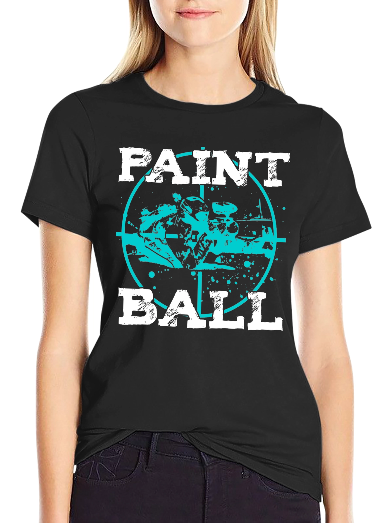 Paintball Target Graphic T-Shirt