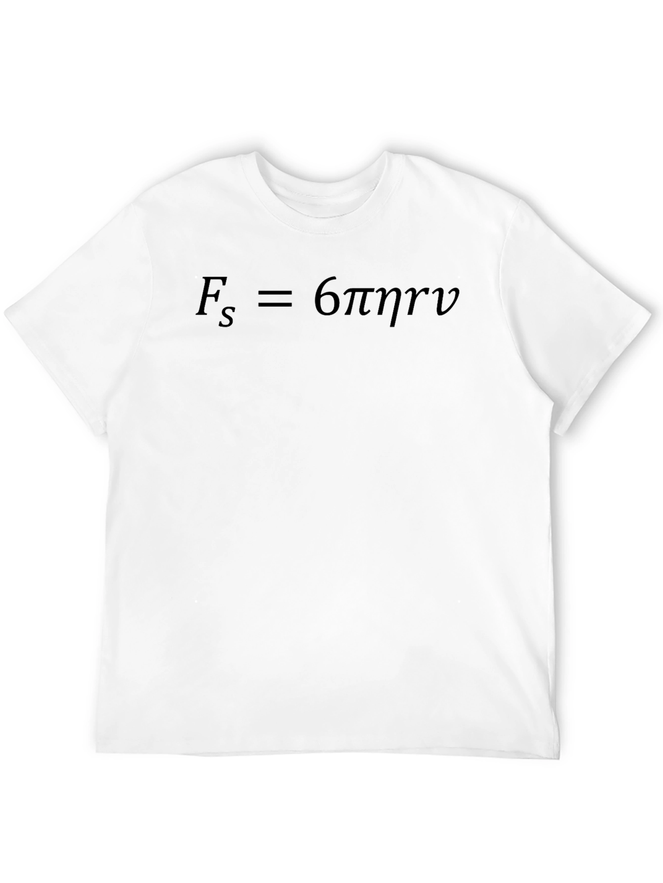 Stokes Law Equation Black T-Shirt