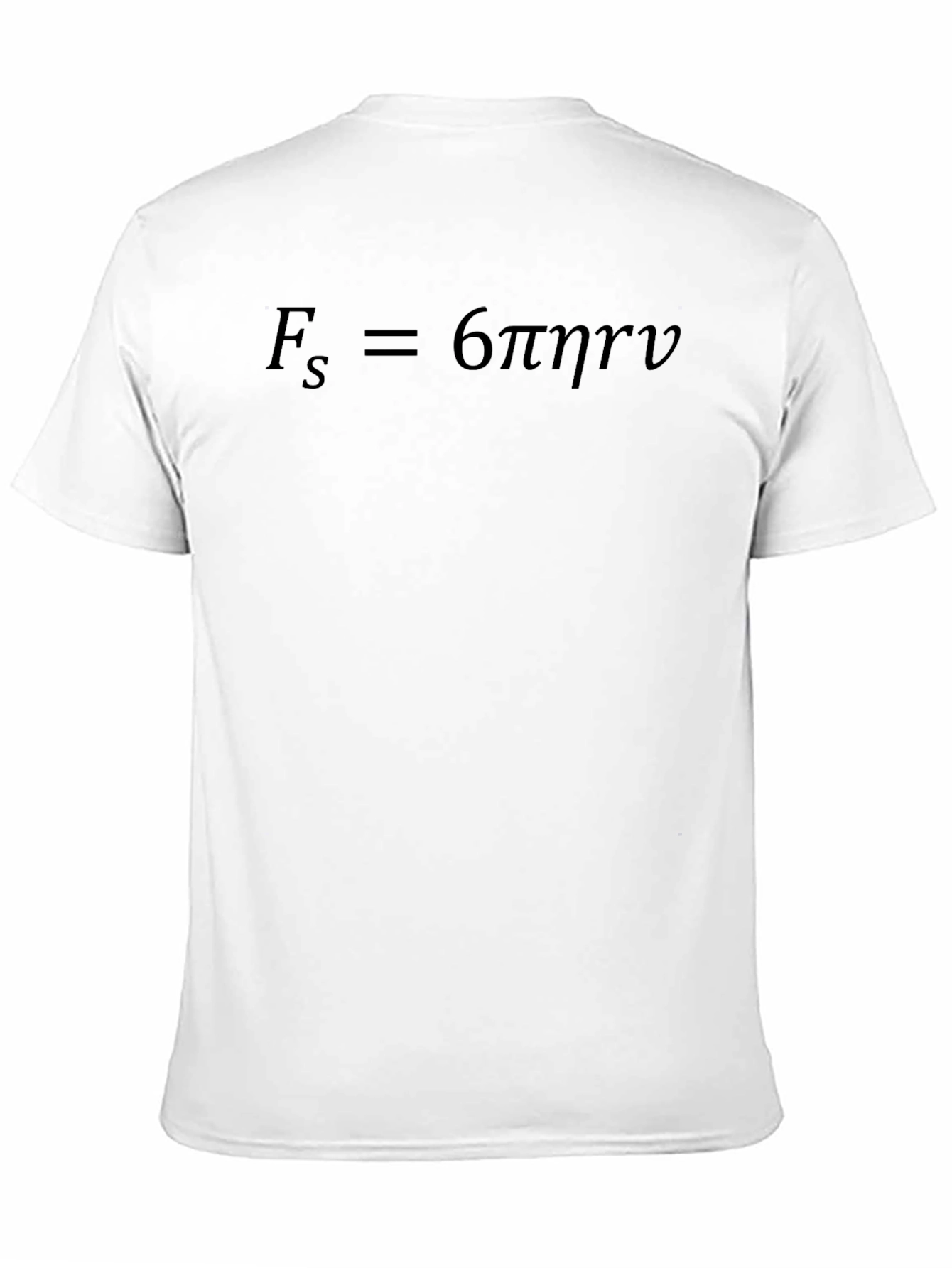 Stokes Law Equation Black T-Shirt