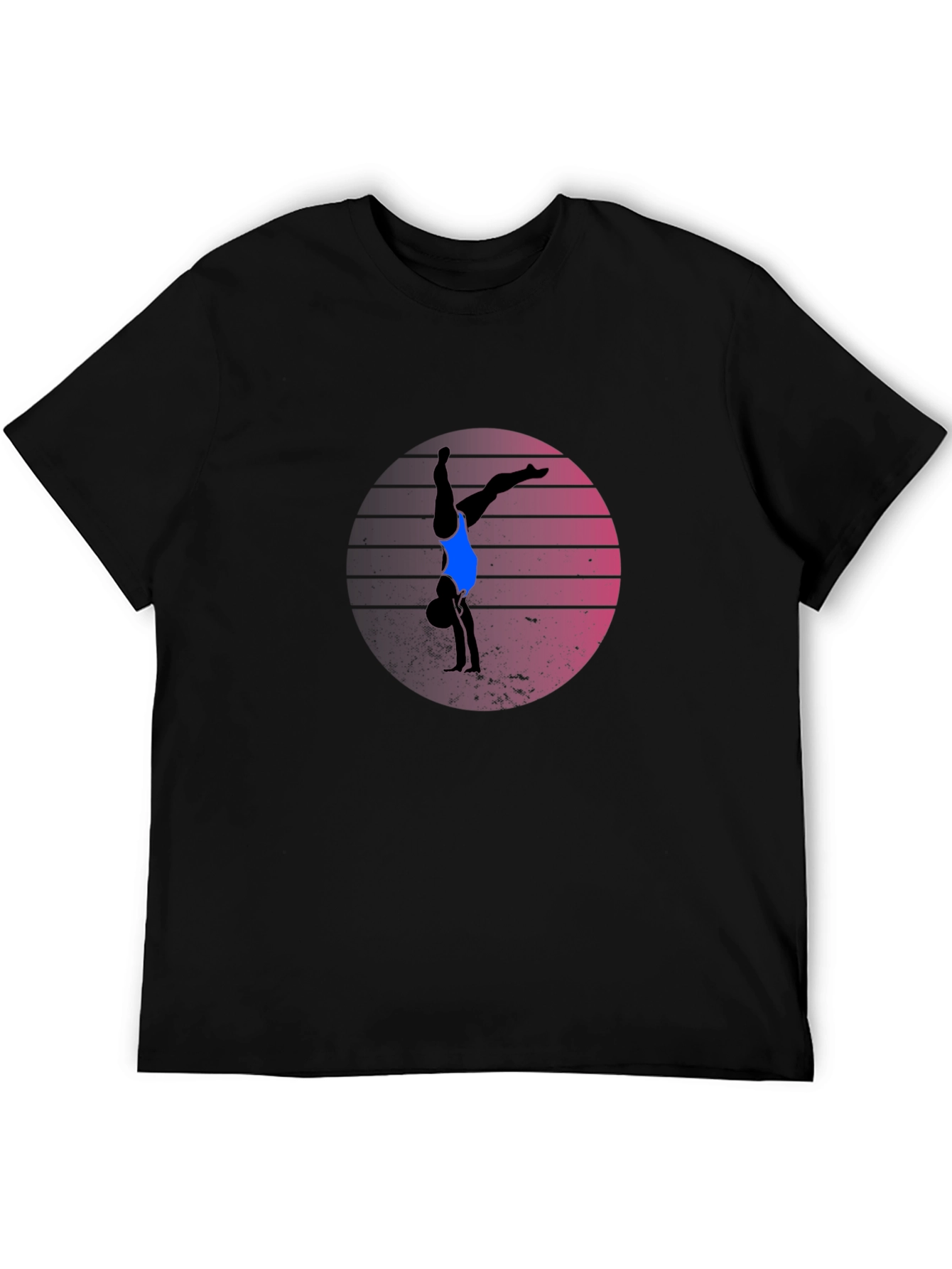 Gymnast Handstand T-Shirt - Retro Design