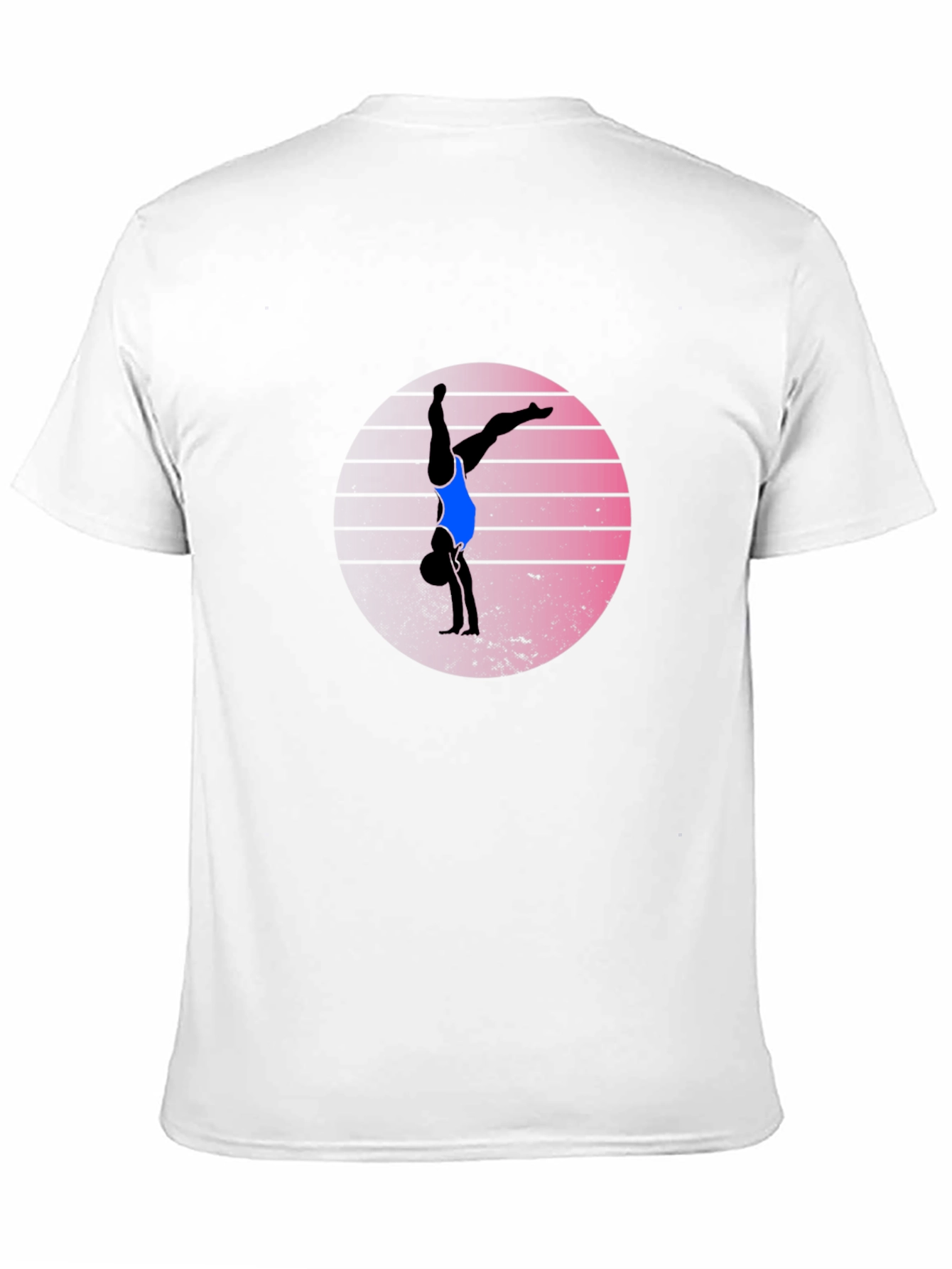 Gymnast Handstand T-Shirt - Retro Design