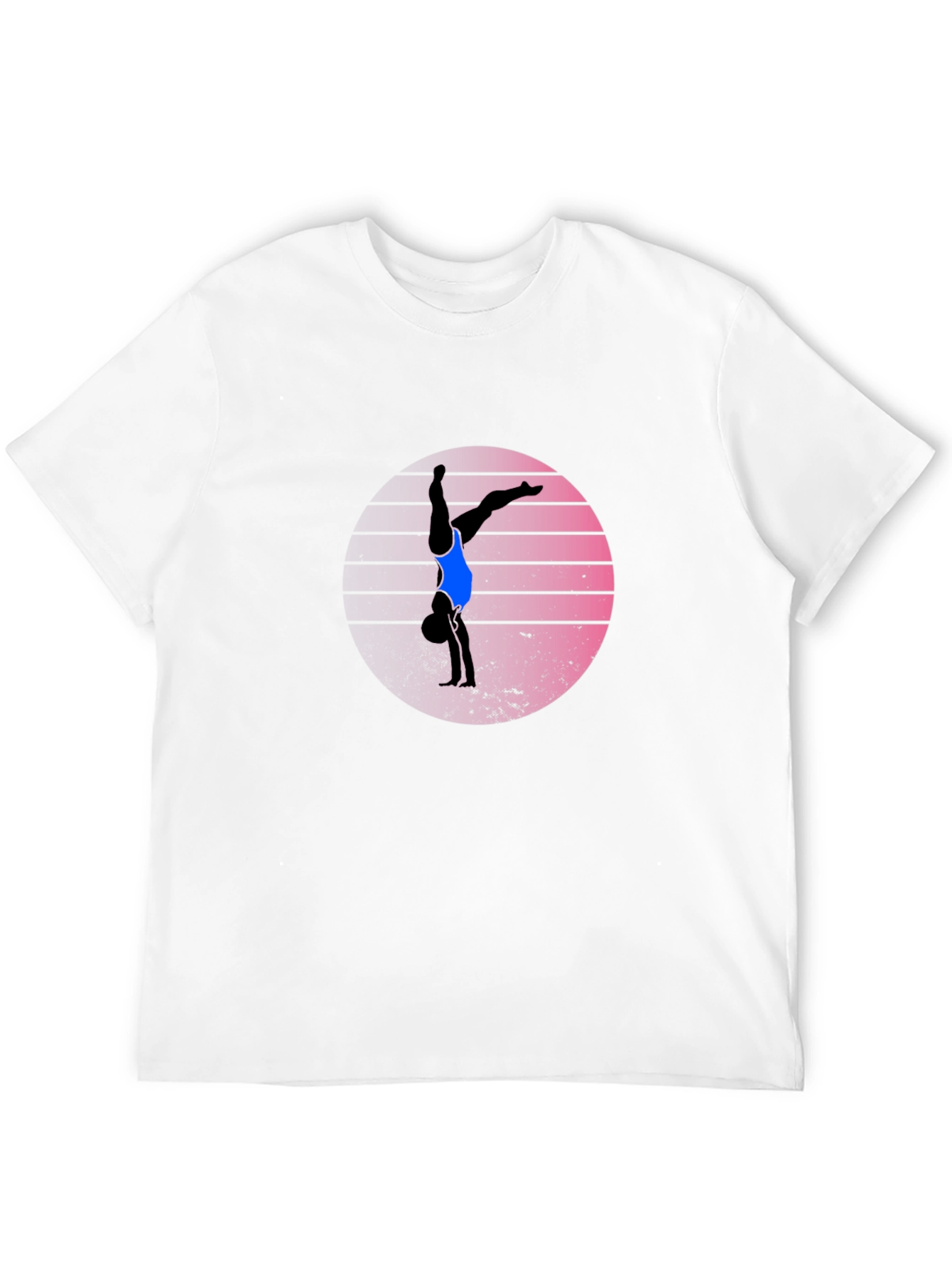 Gymnast Handstand T-Shirt - Retro Design