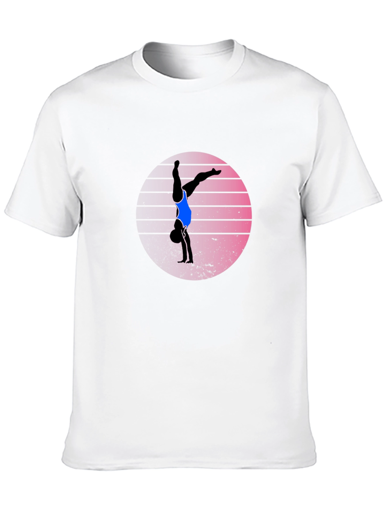 Gymnast Handstand T-Shirt - Retro Design