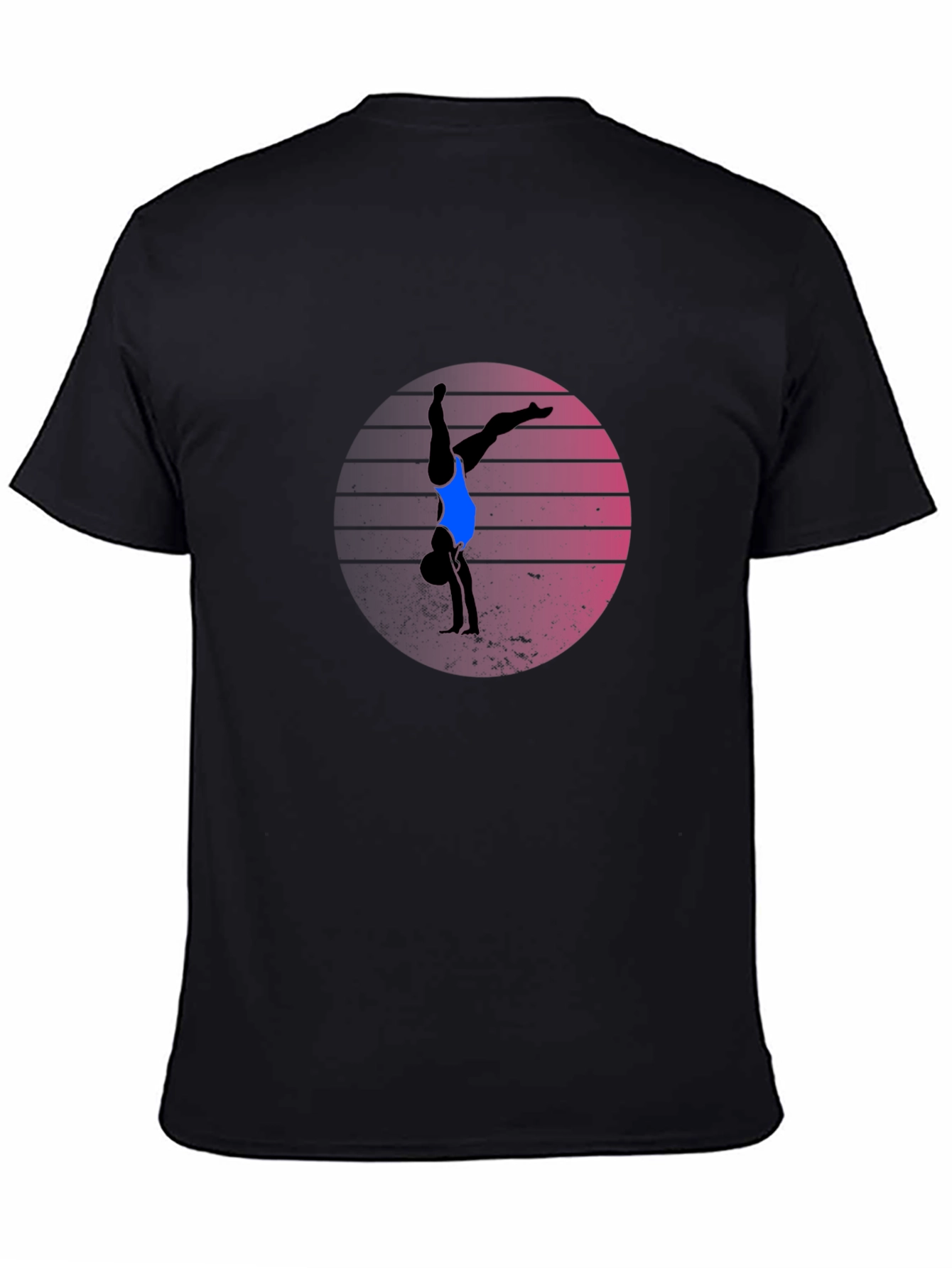 Gymnast Handstand T-Shirt - Retro Design