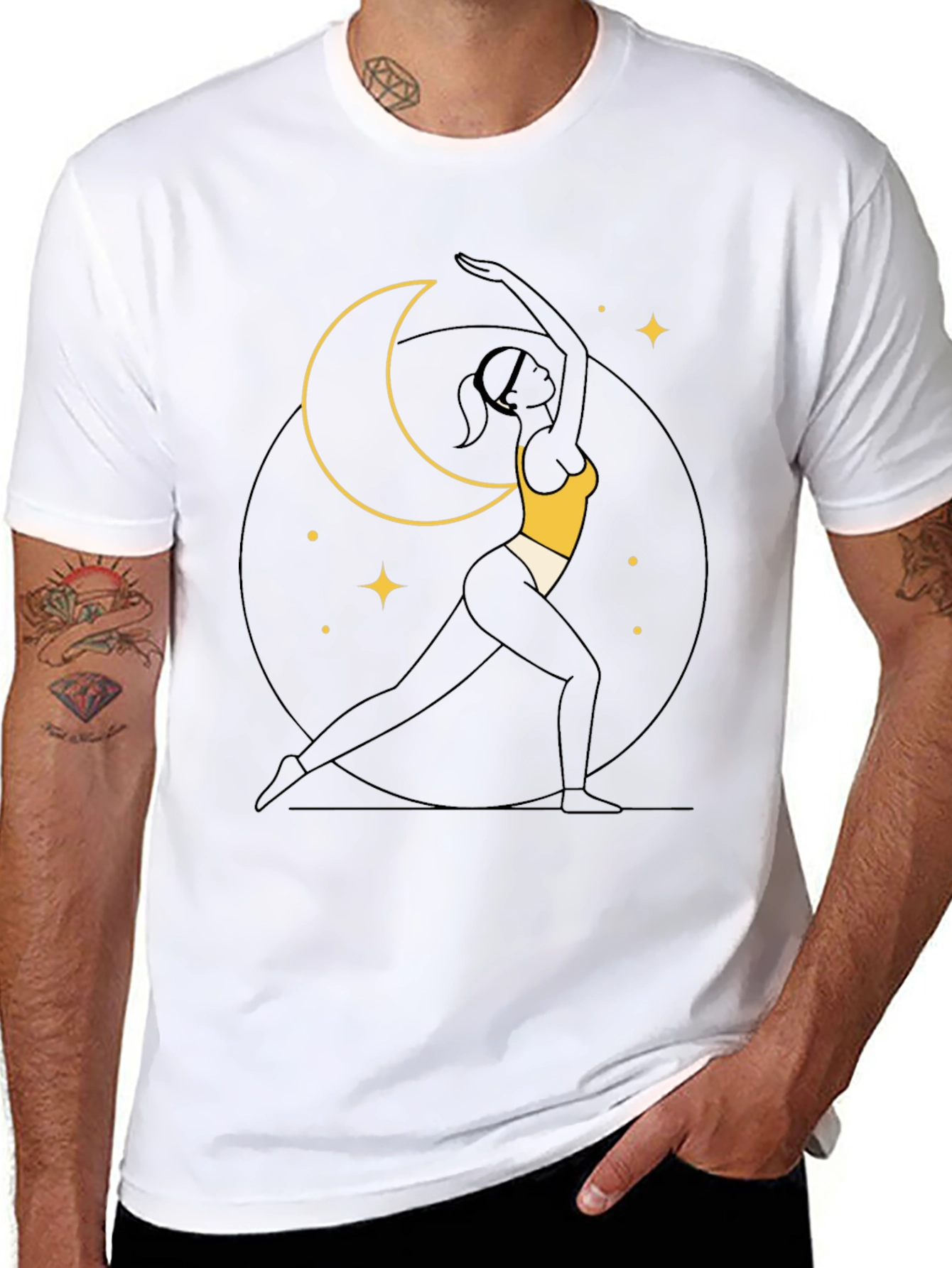 Moonlit Yoga Tee