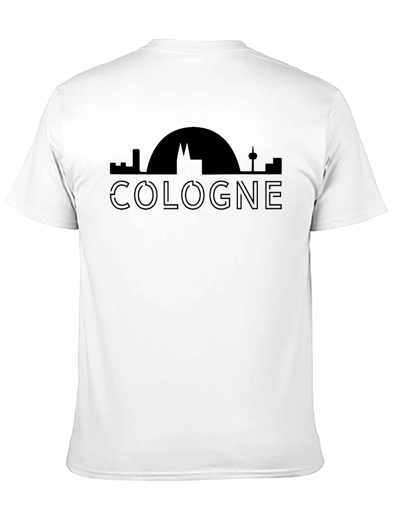 Cologne Skyline Graphic Tee - Black