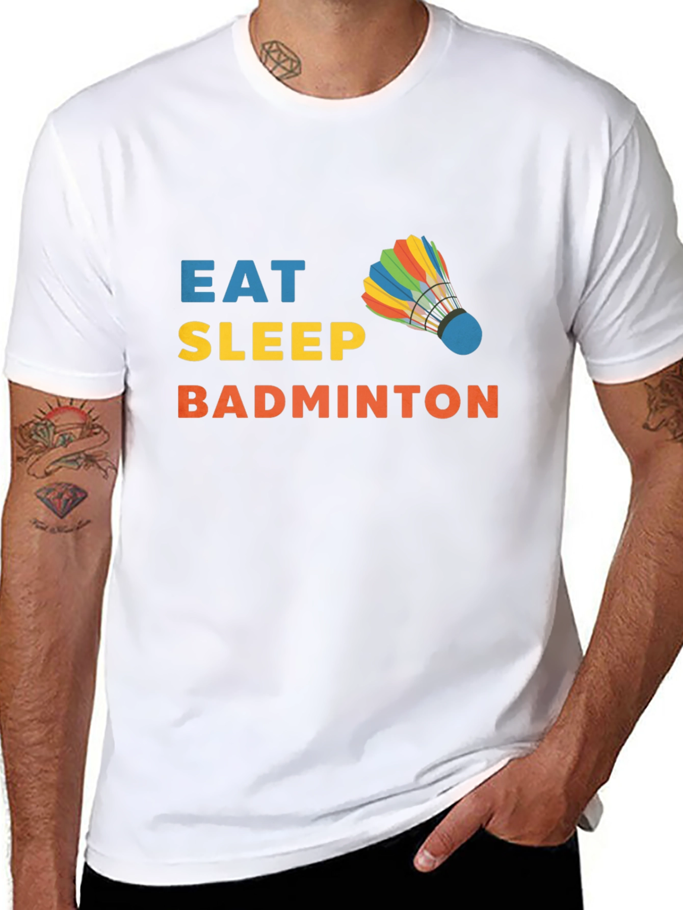 Eat Sleep Badminton T-Shirt