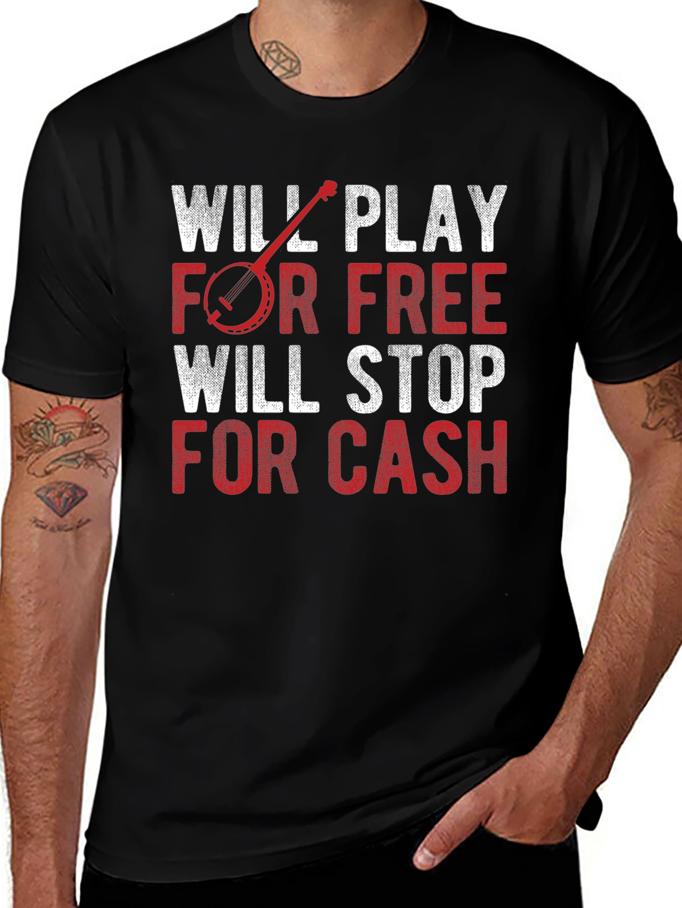 Will Play For Free T-Shirt