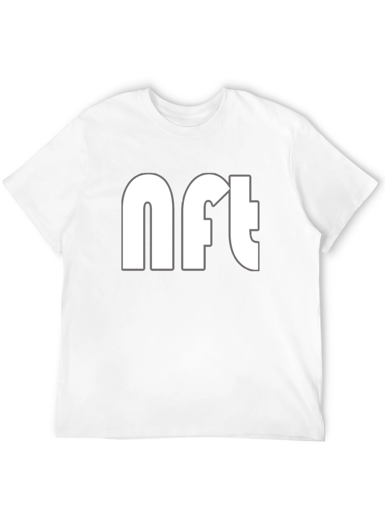 NFT Graphic Tee - Black Cotton Casual T-Shirt